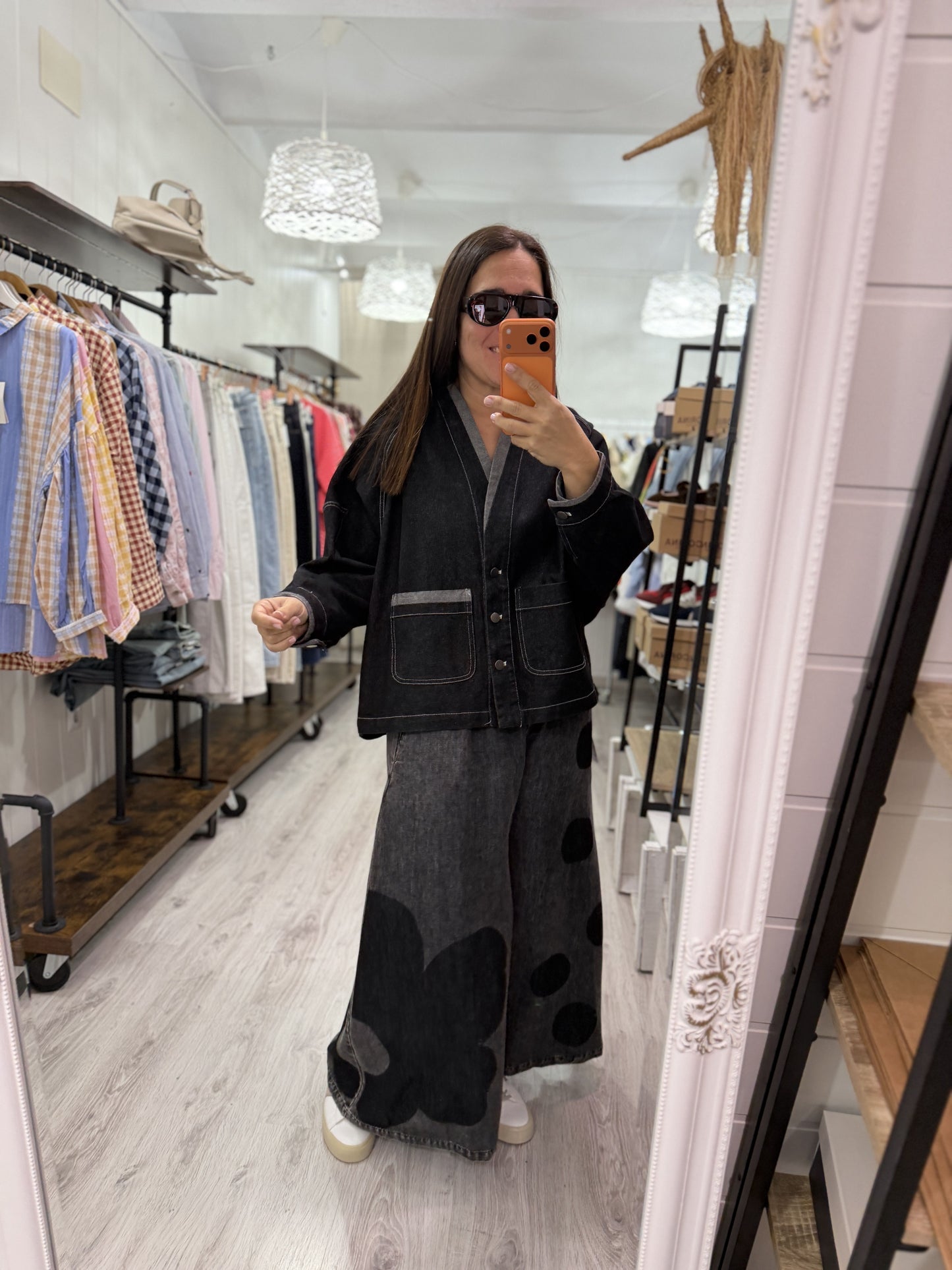 Chaqueta Kyoto jeans negro