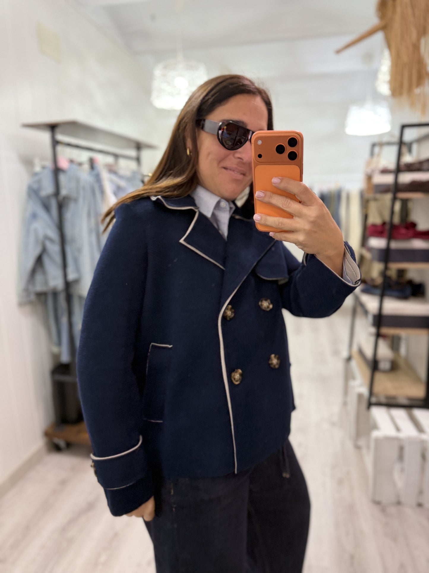 Chaqueta Neopreno marino