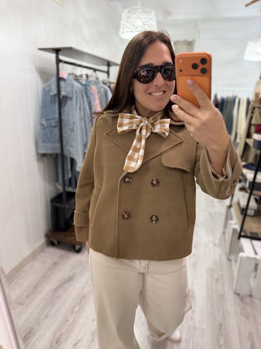 Chaqueta Neopreno camel