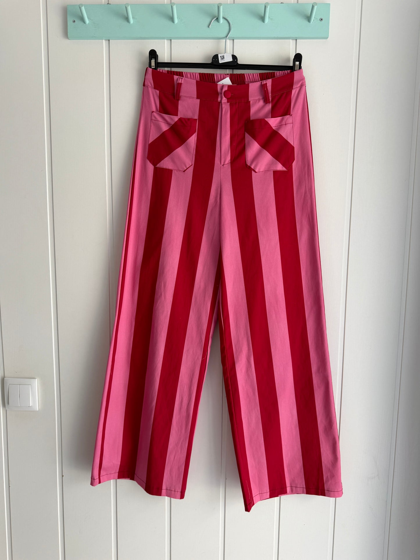 Conjunto Leticia fucsia y rojo