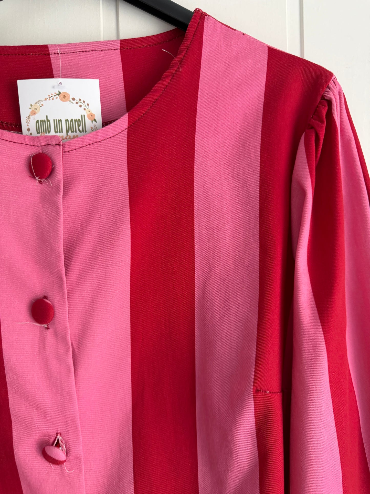 Conjunto Leticia fucsia y rojo