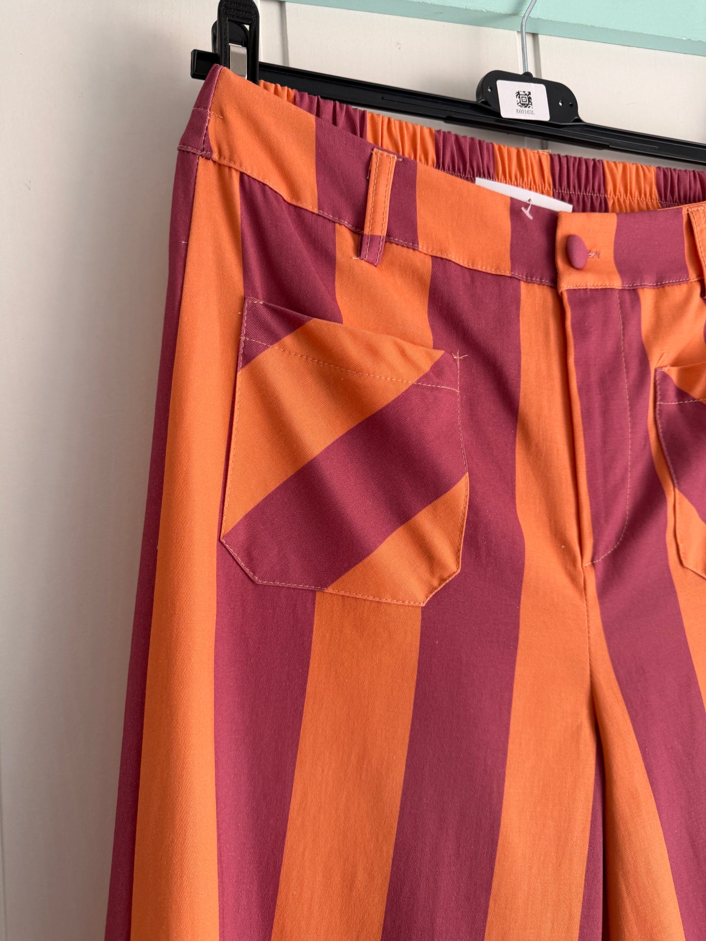 Conjunto Leticia naranja y rosa