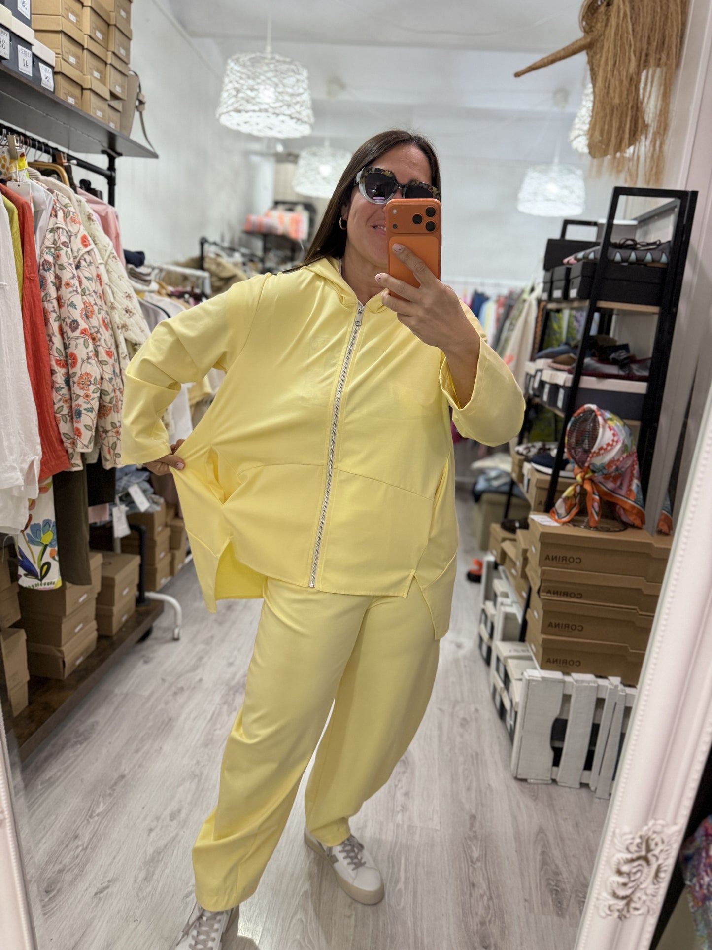 Conjunto Milano punto roma amarillo