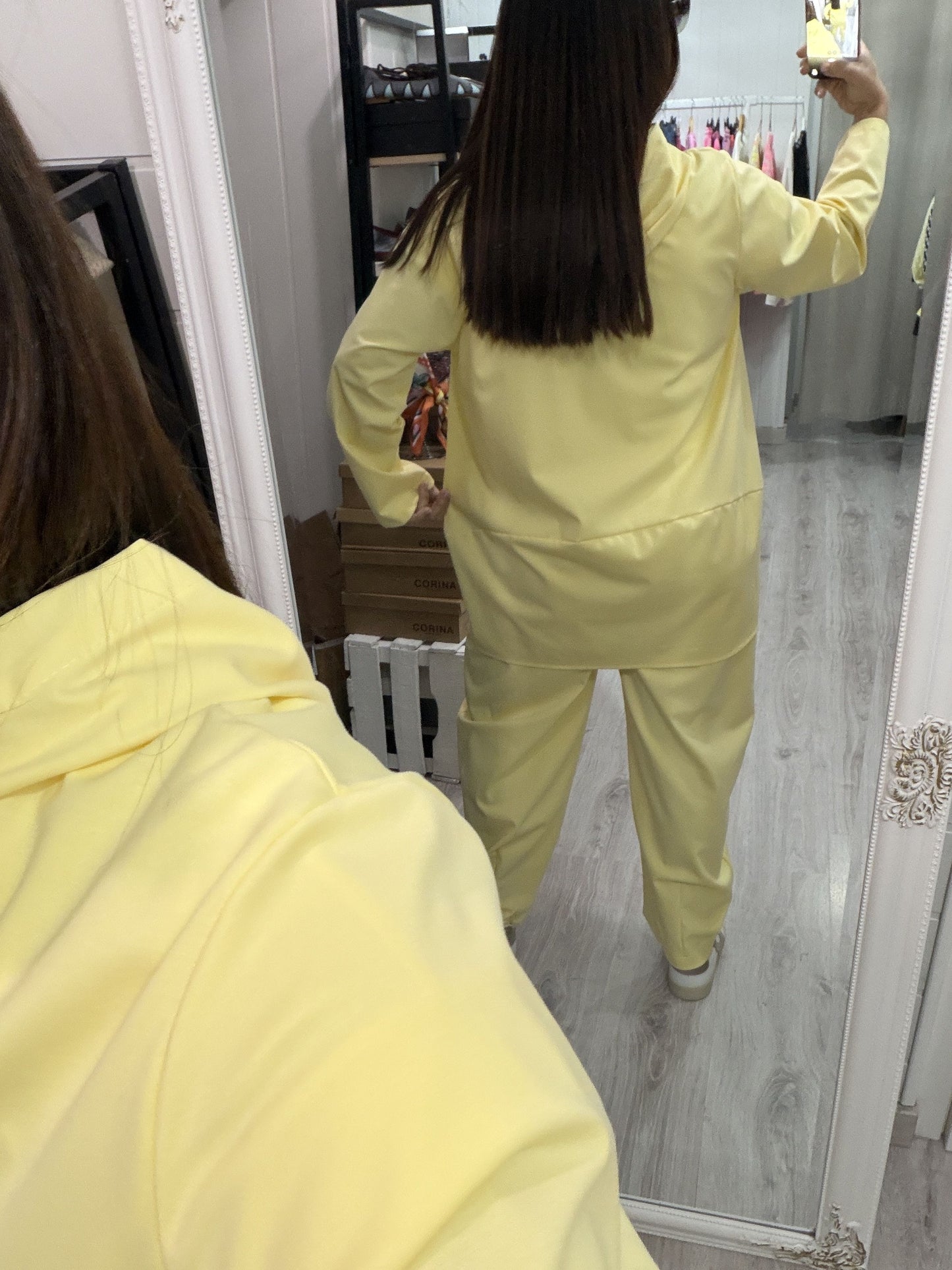 Conjunto Milano punto roma amarillo