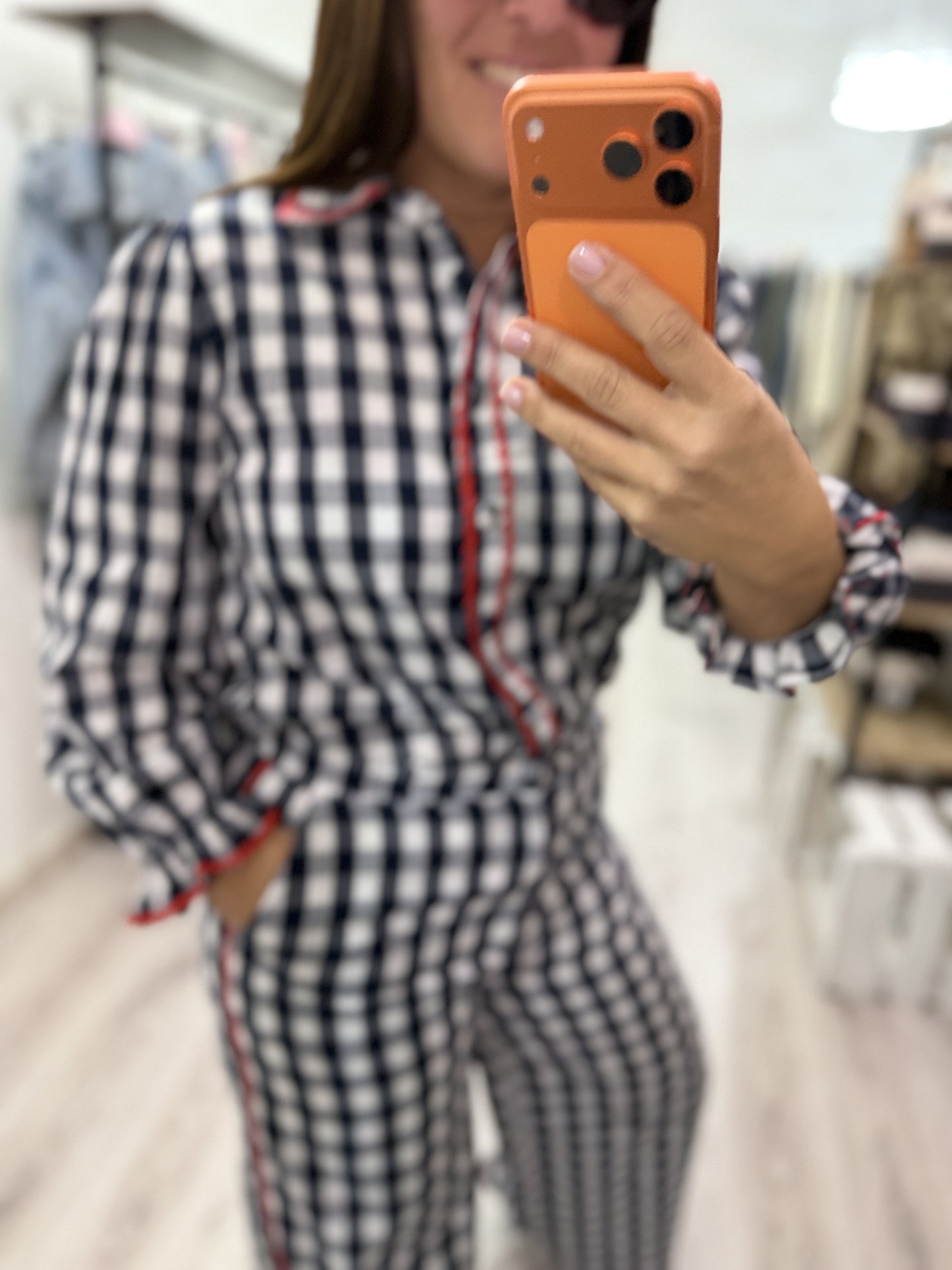 Conjunto Piconela Vichy marino