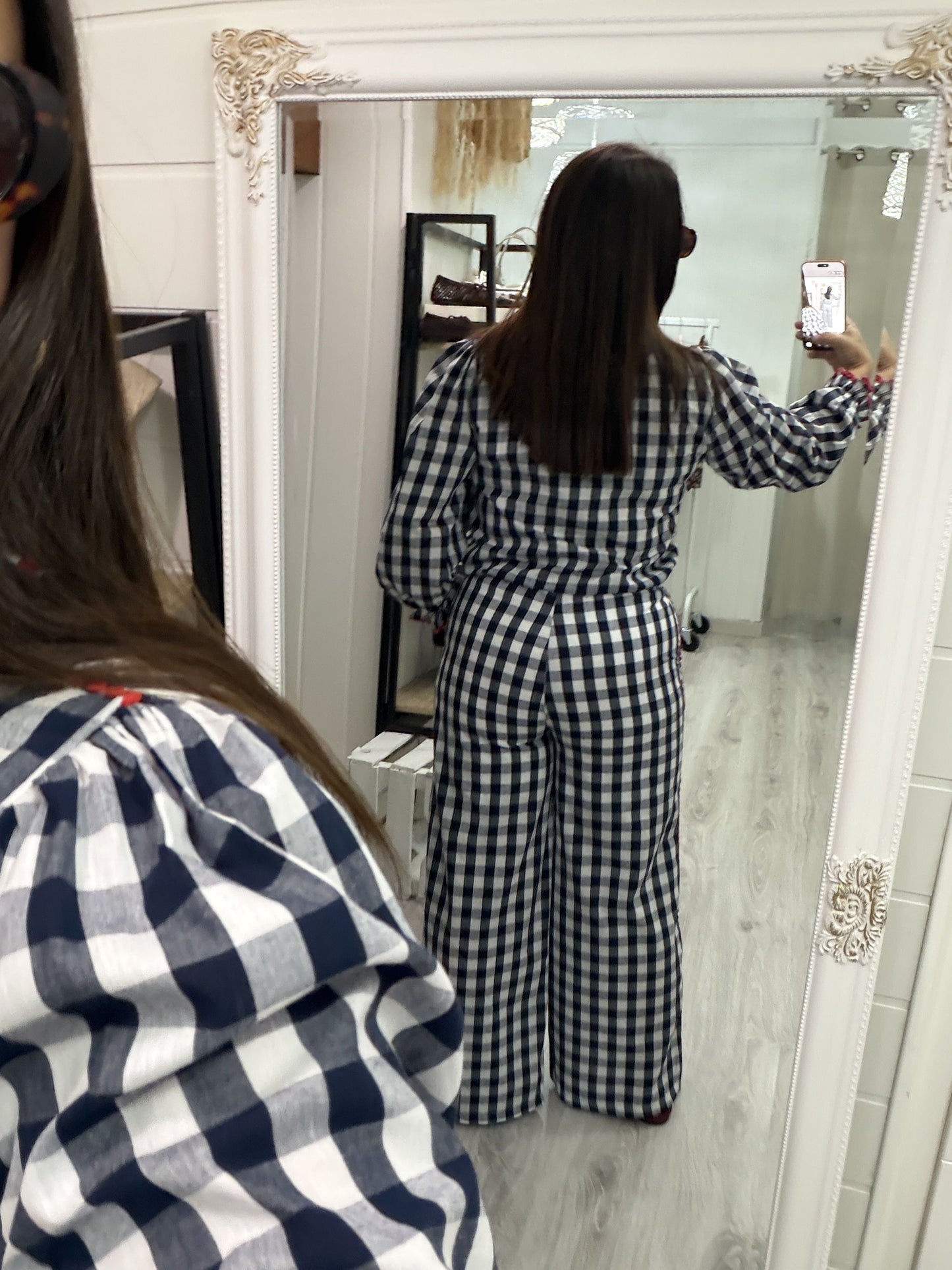 Conjunto Piconela Vichy marino