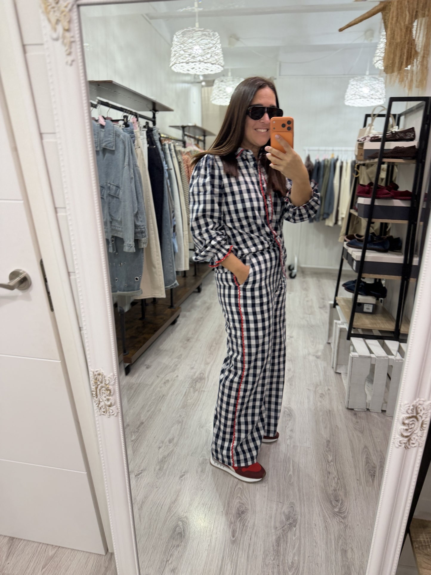 Conjunto Piconela Vichy marino