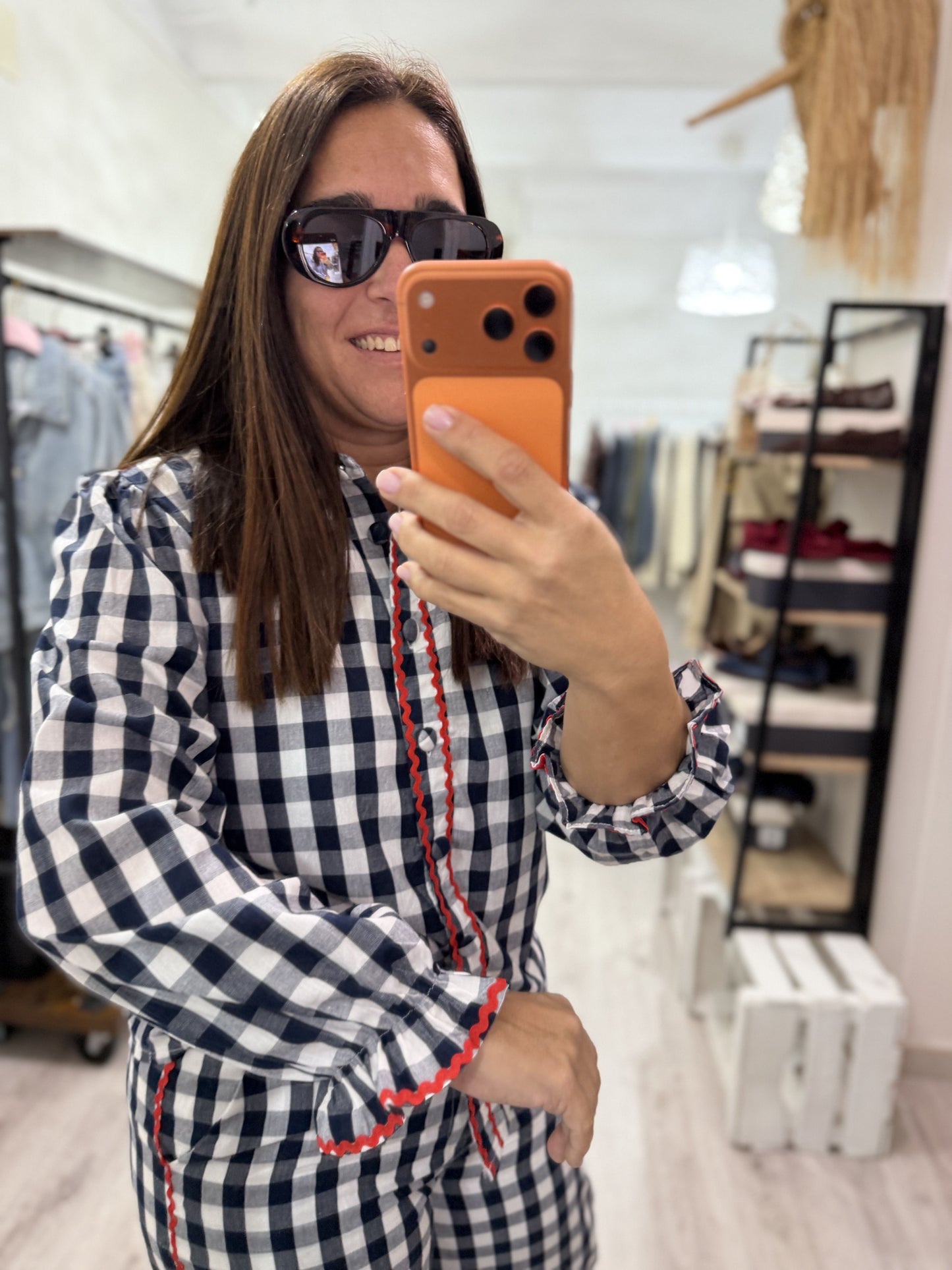 Conjunto Piconela Vichy marino