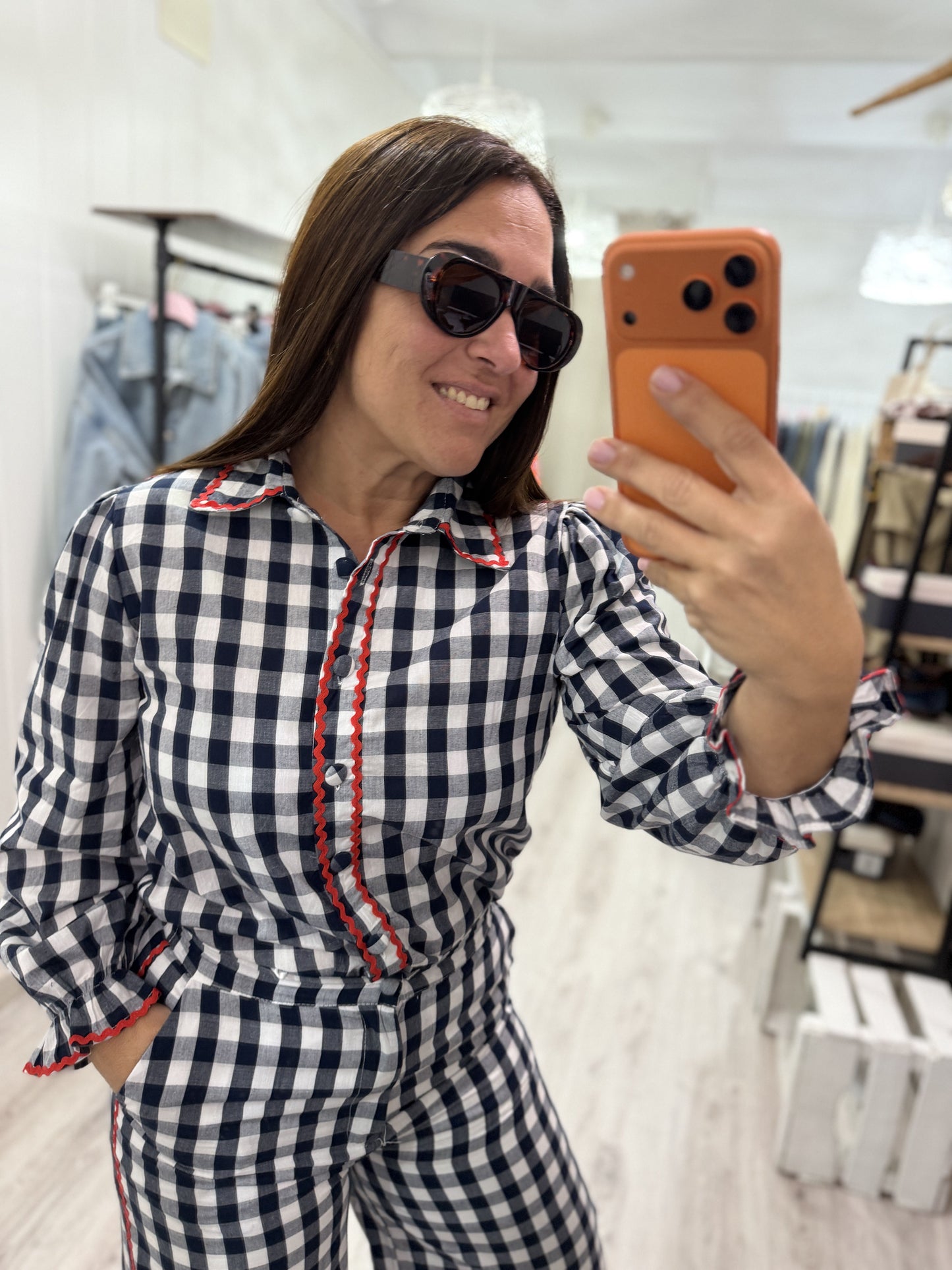 Conjunto Piconela Vichy marino