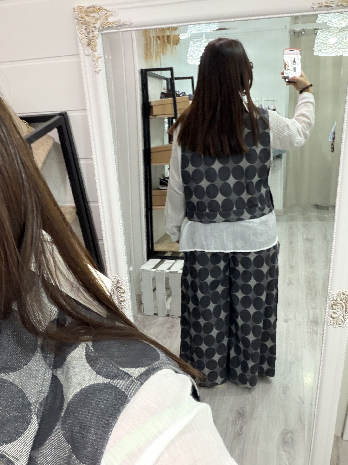 Conjunto Dots jeans negro