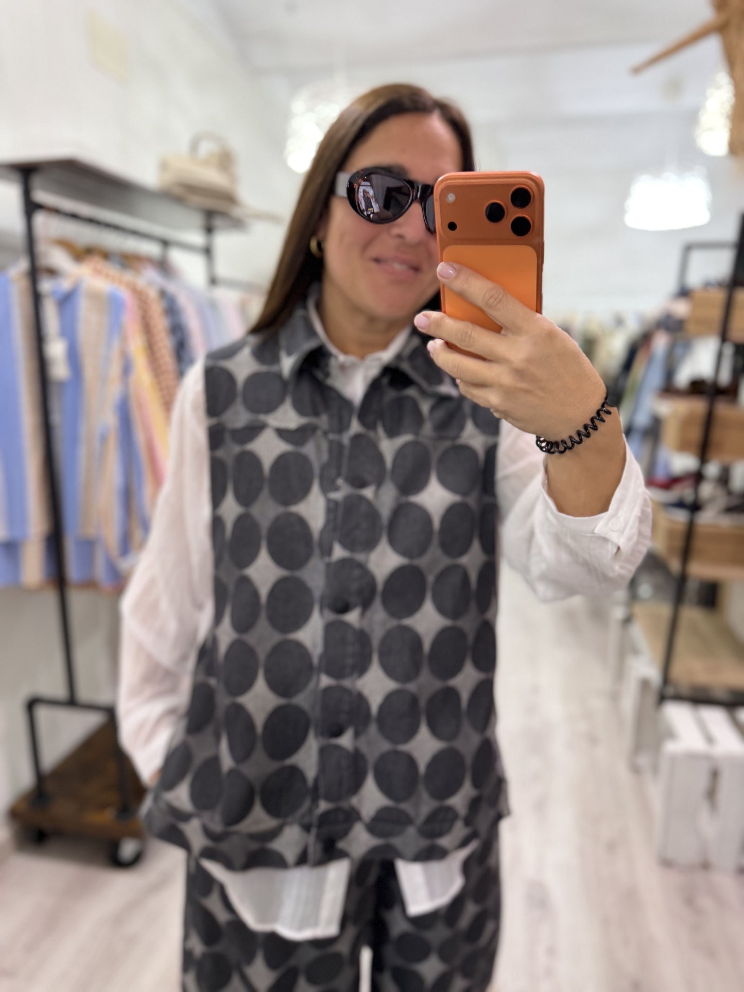 Conjunto Dots jeans negro