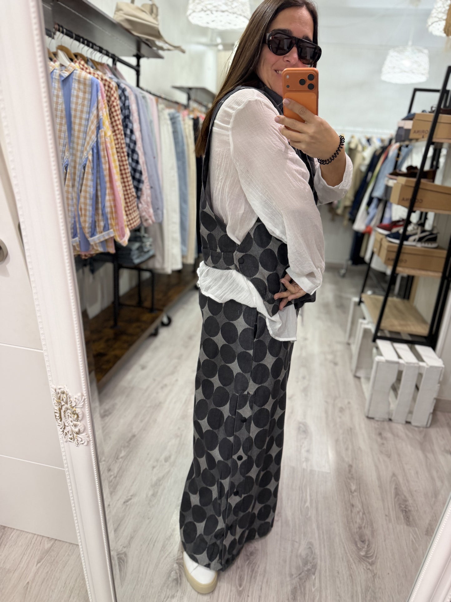 Conjunto Dots jeans negro