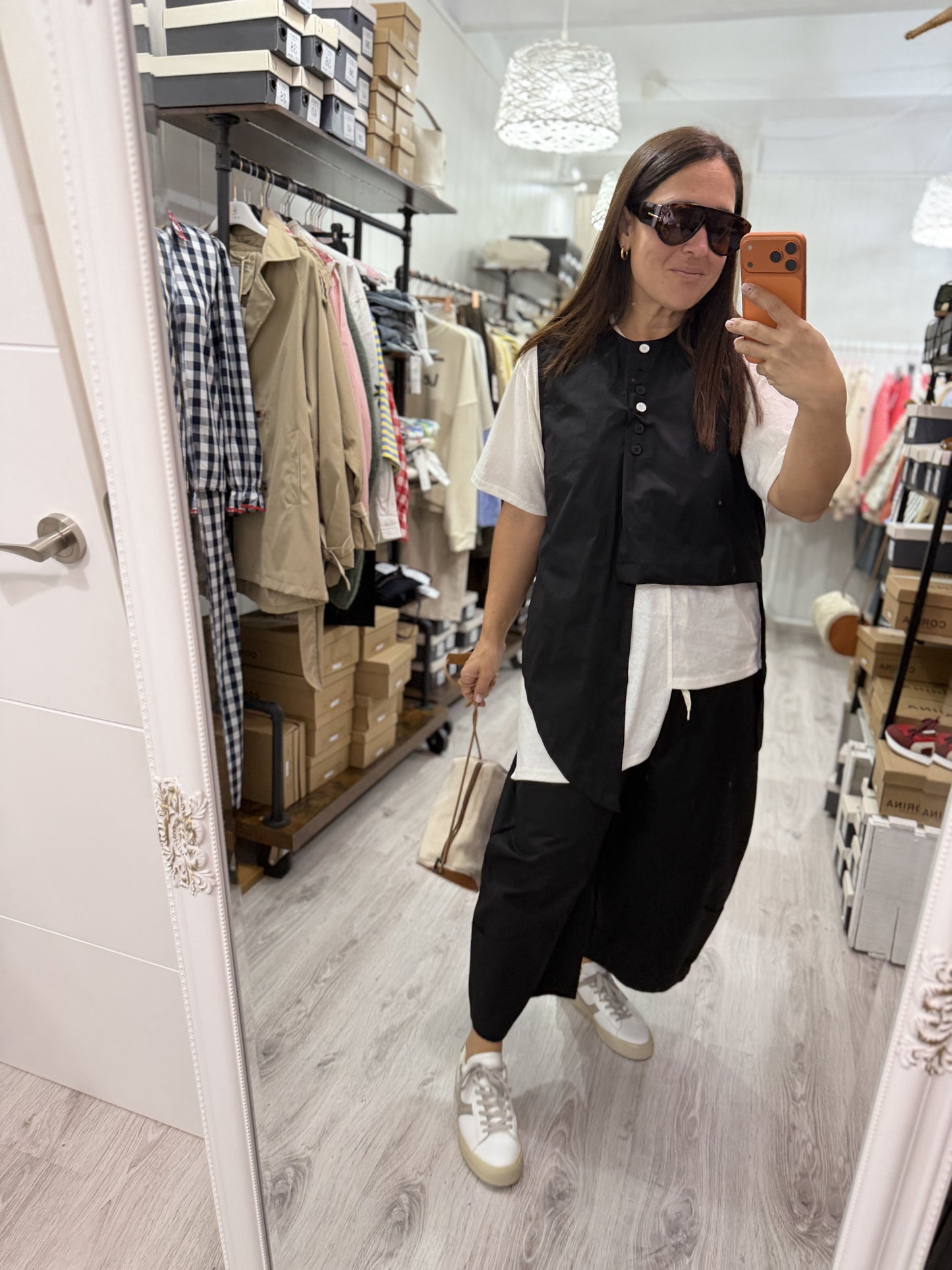 Camiseta June blanco roto