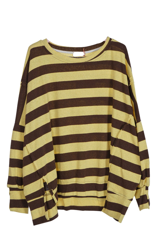 Sudadera Rugby oversize amarillo