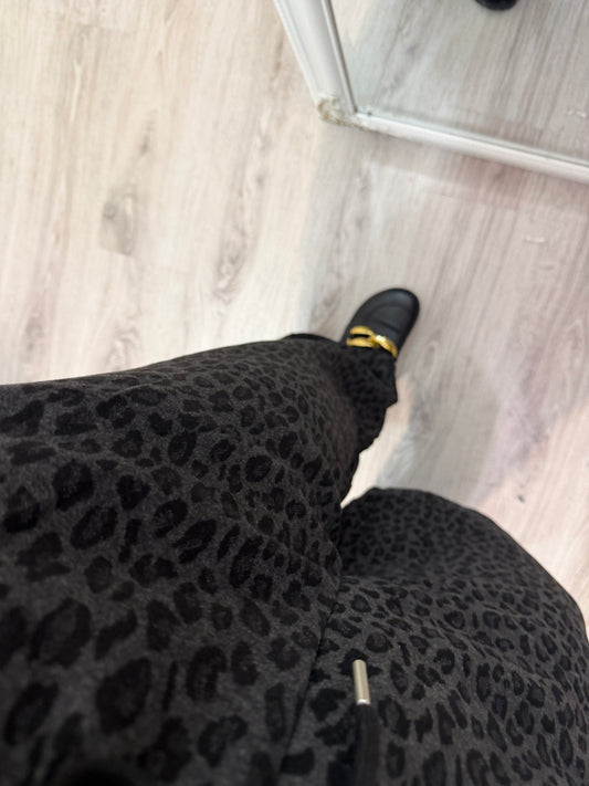 Pantalón Winter barrel animal print marengo