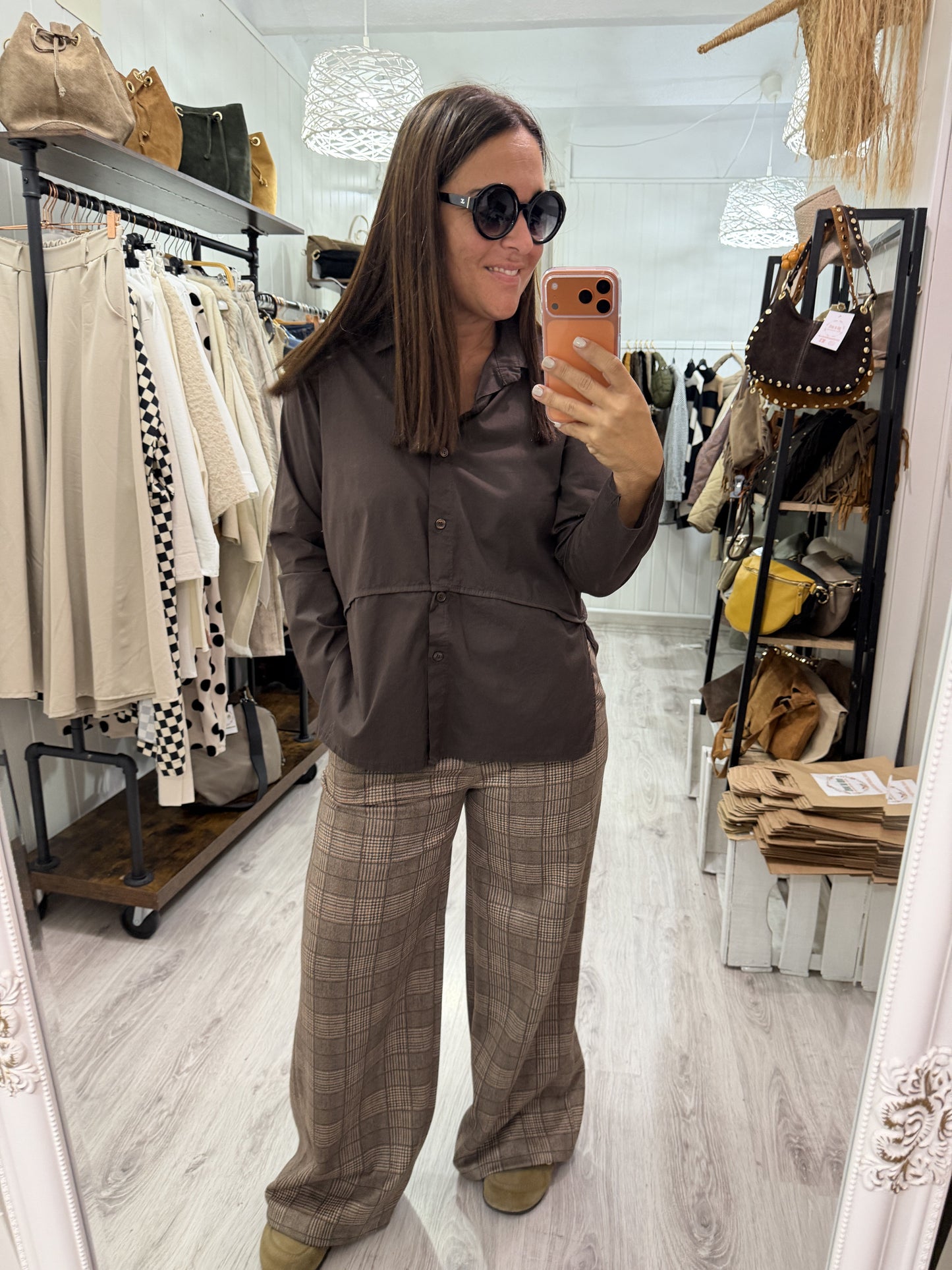 Pantalón British camel