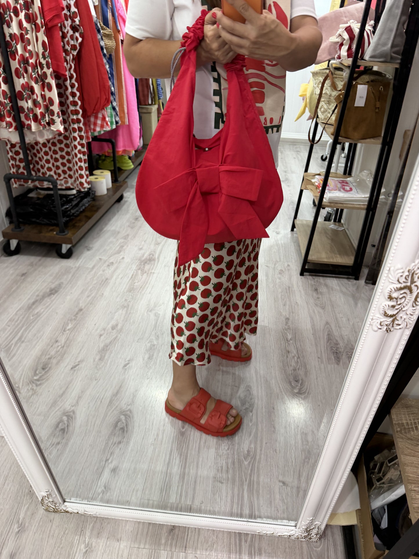 Bolso Lazo convertible rojo