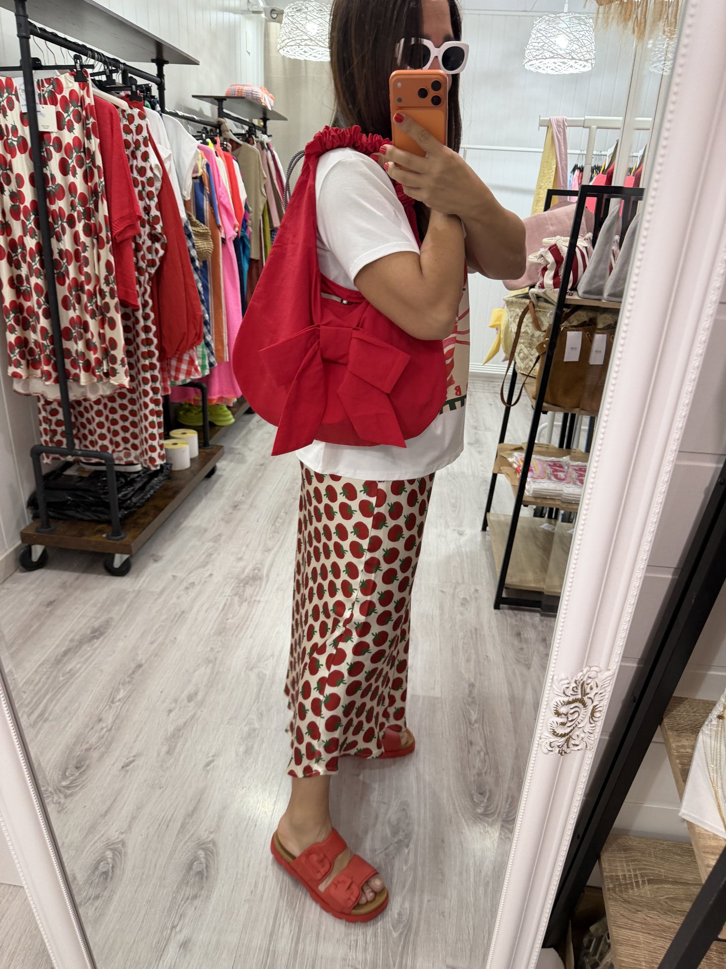 Bolso Lazo convertible rojo