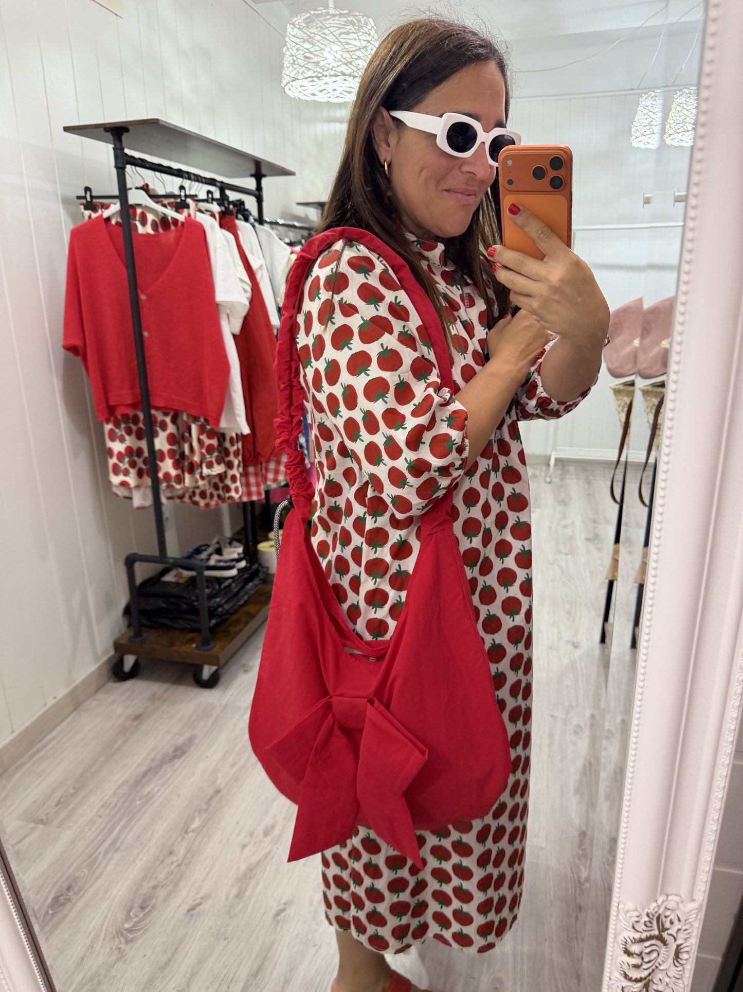 Bolso Lazo convertible rojo