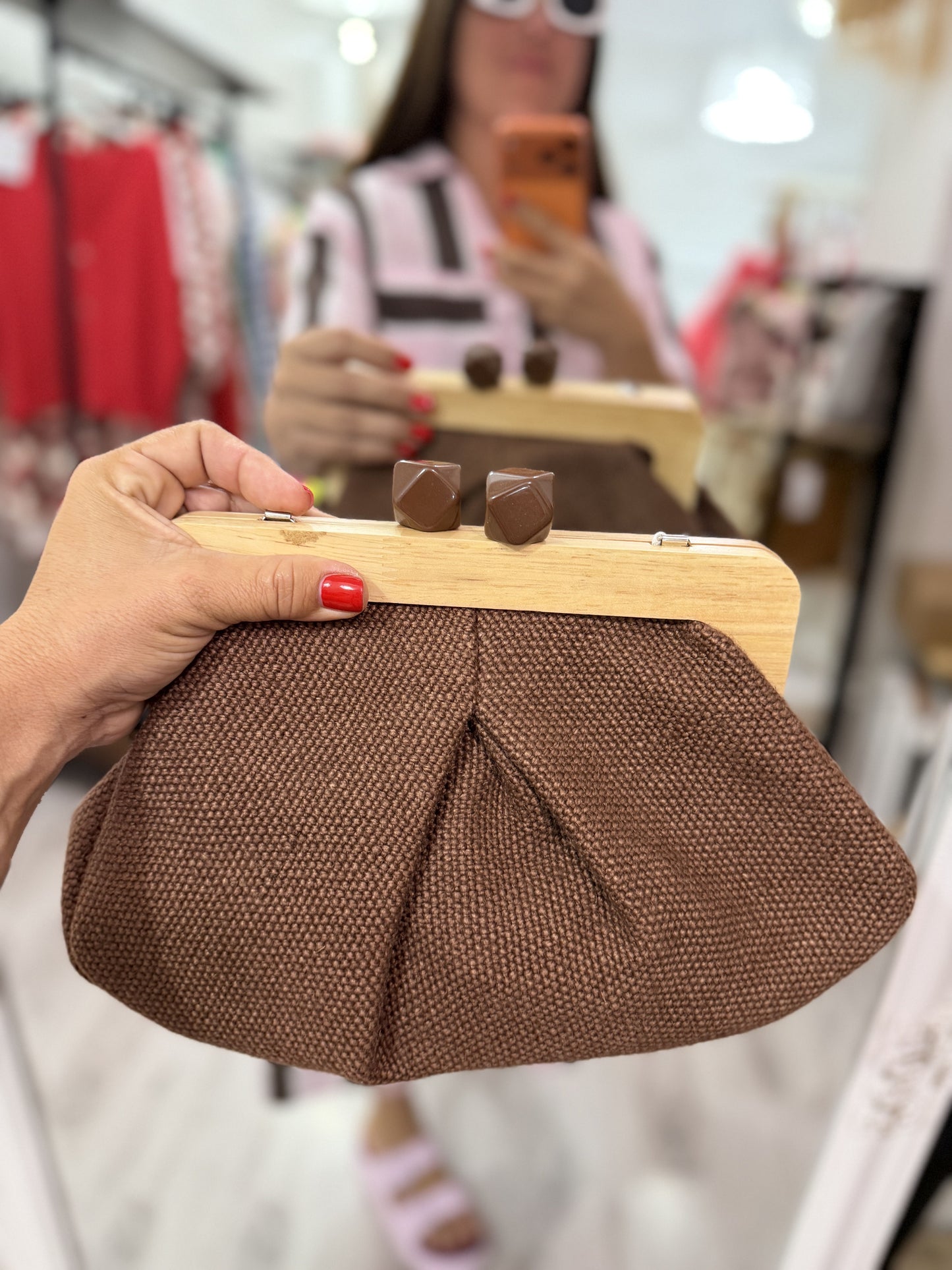 Clutch Sac chocolate