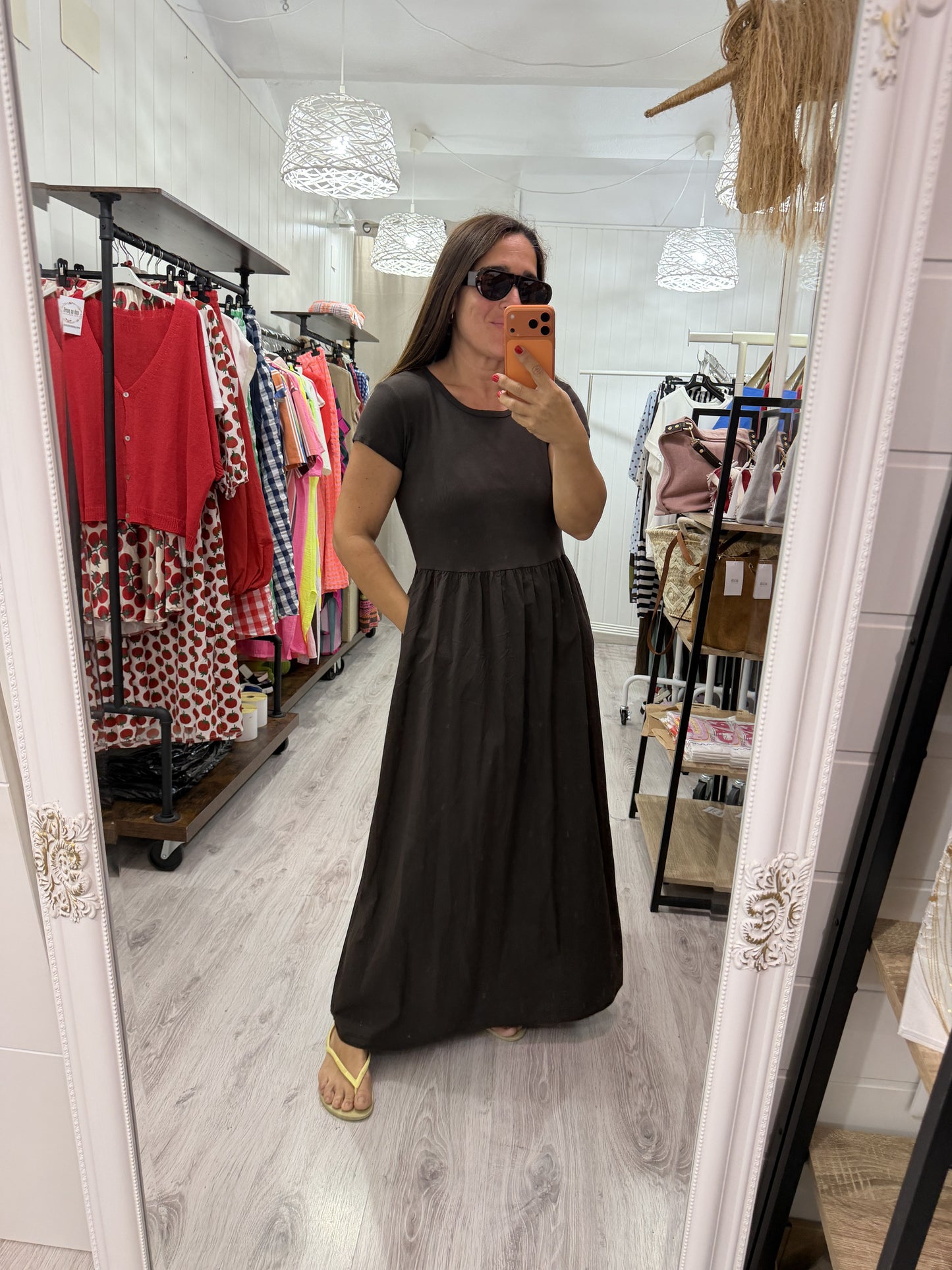 Vestido Cuerpo chocolate