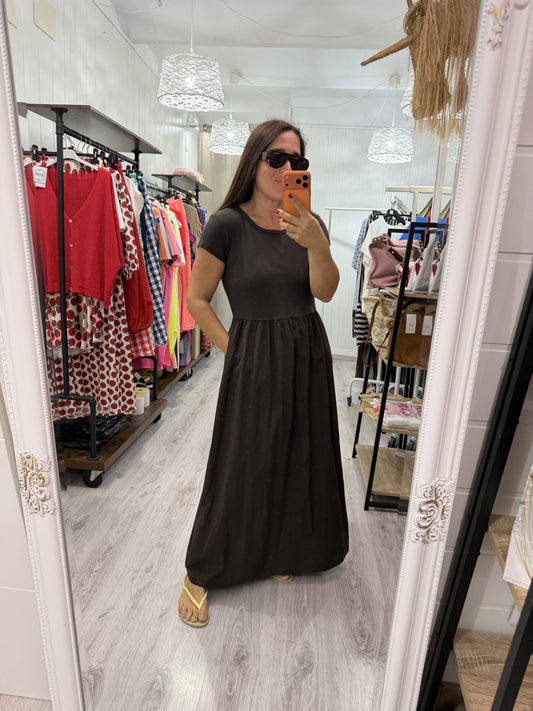 Vestido Cuerpo chocolate