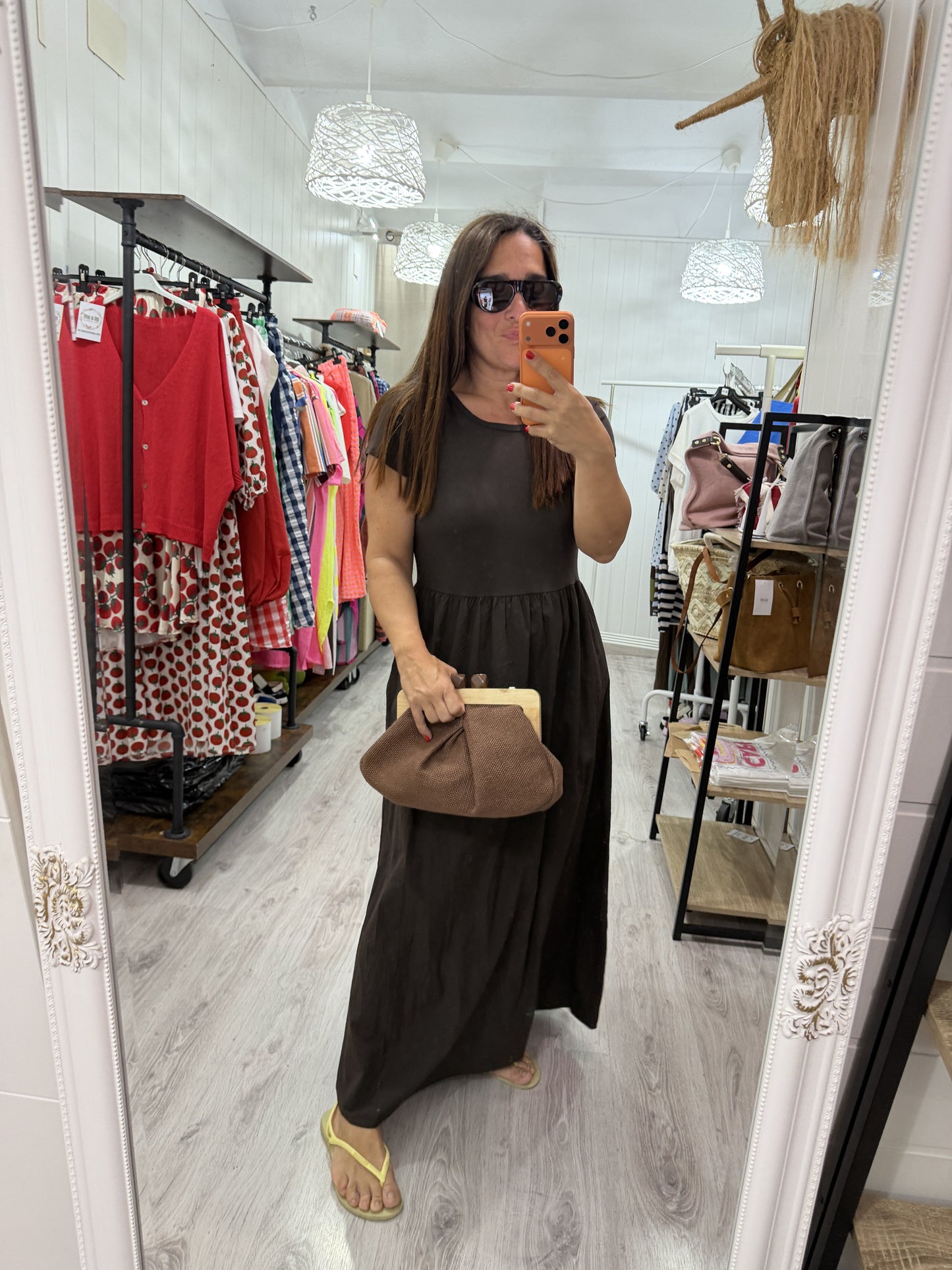 Vestido Cuerpo chocolate