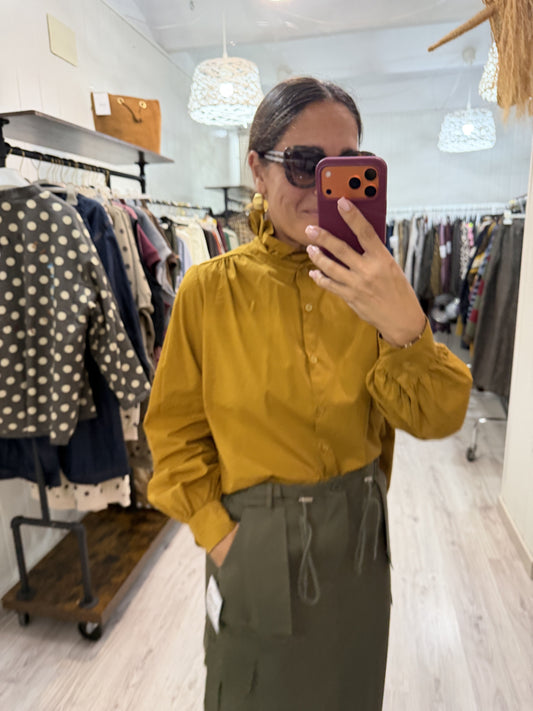 Camisa Mai mostaza