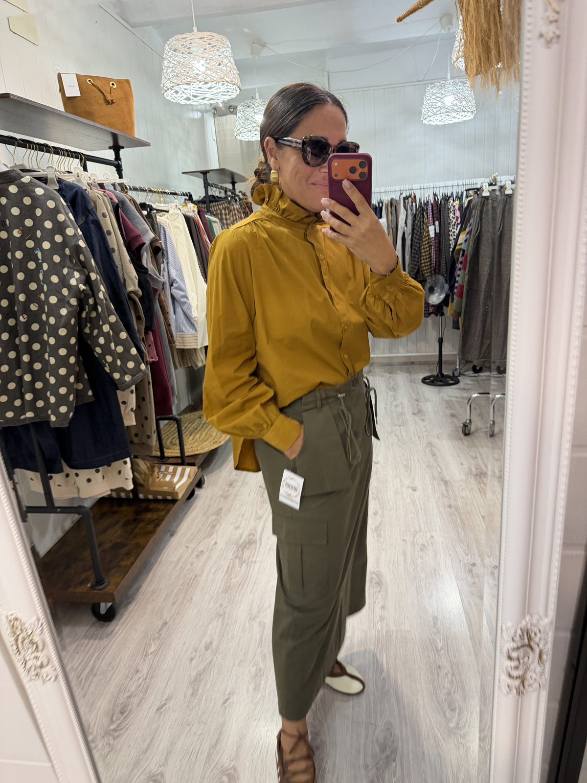 Falda Safari kaki
