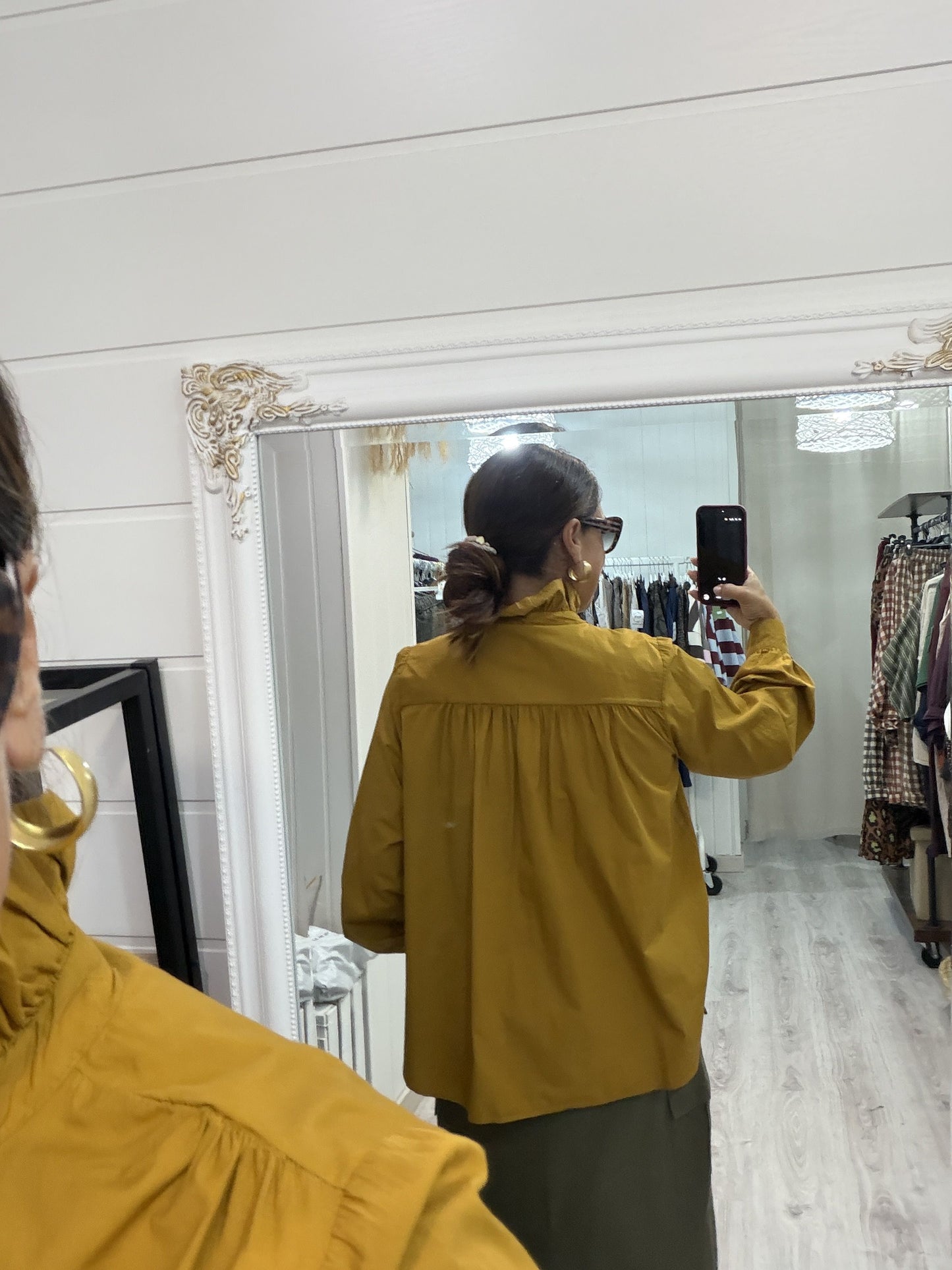 Camisa Mai mostaza
