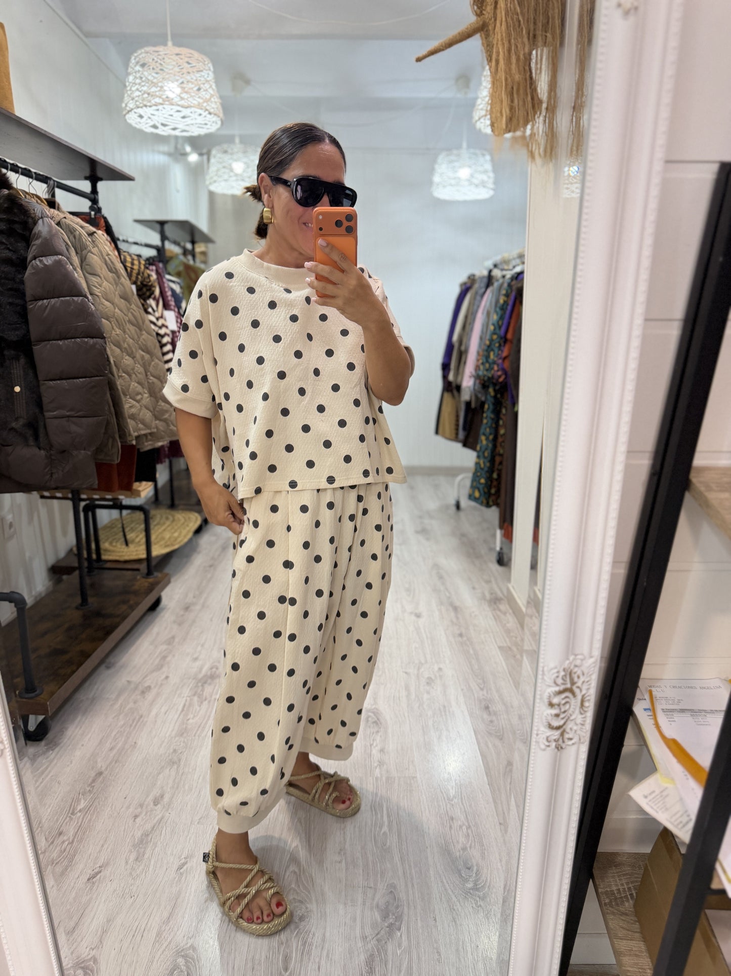 Conjunto Sakita beige