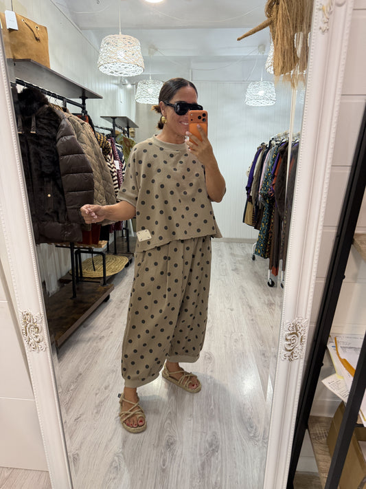 Conjunto Sakita taupe
