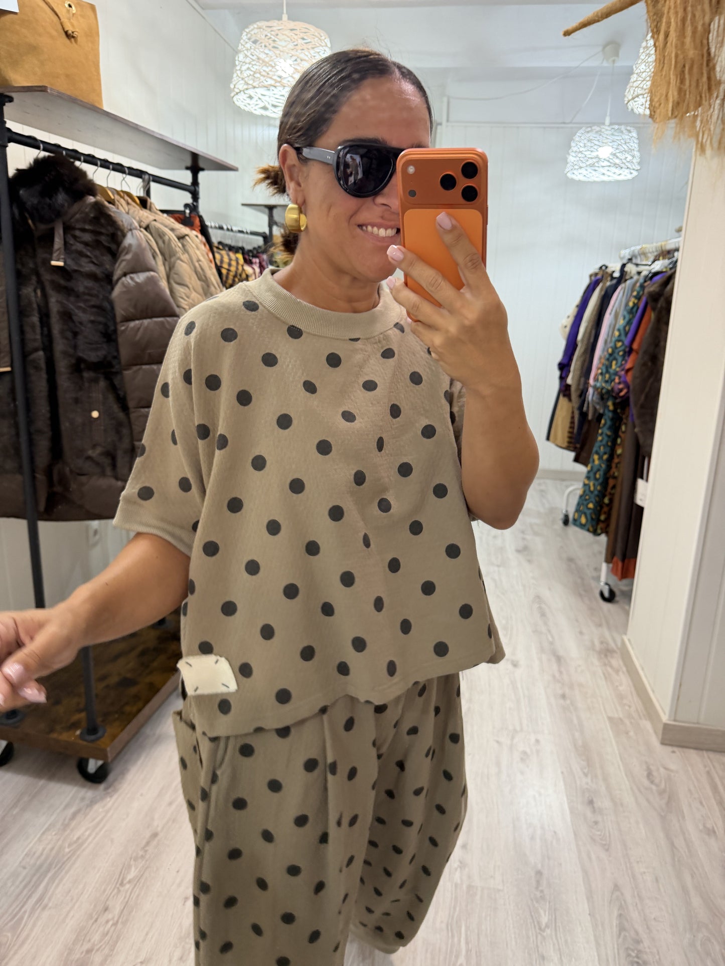 Conjunto Sakita taupe