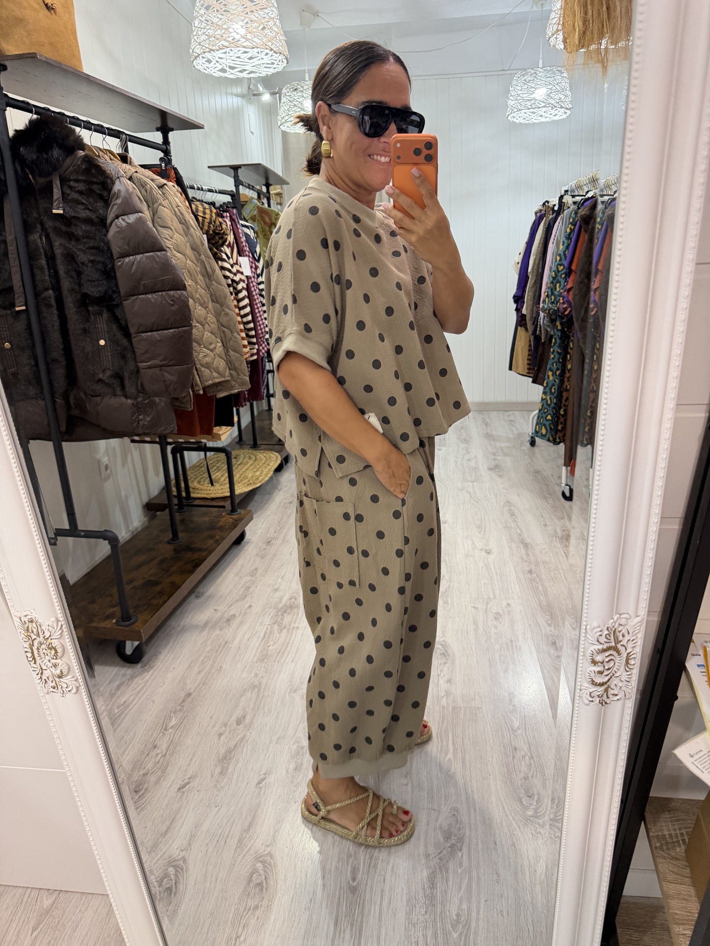 Conjunto Sakita taupe