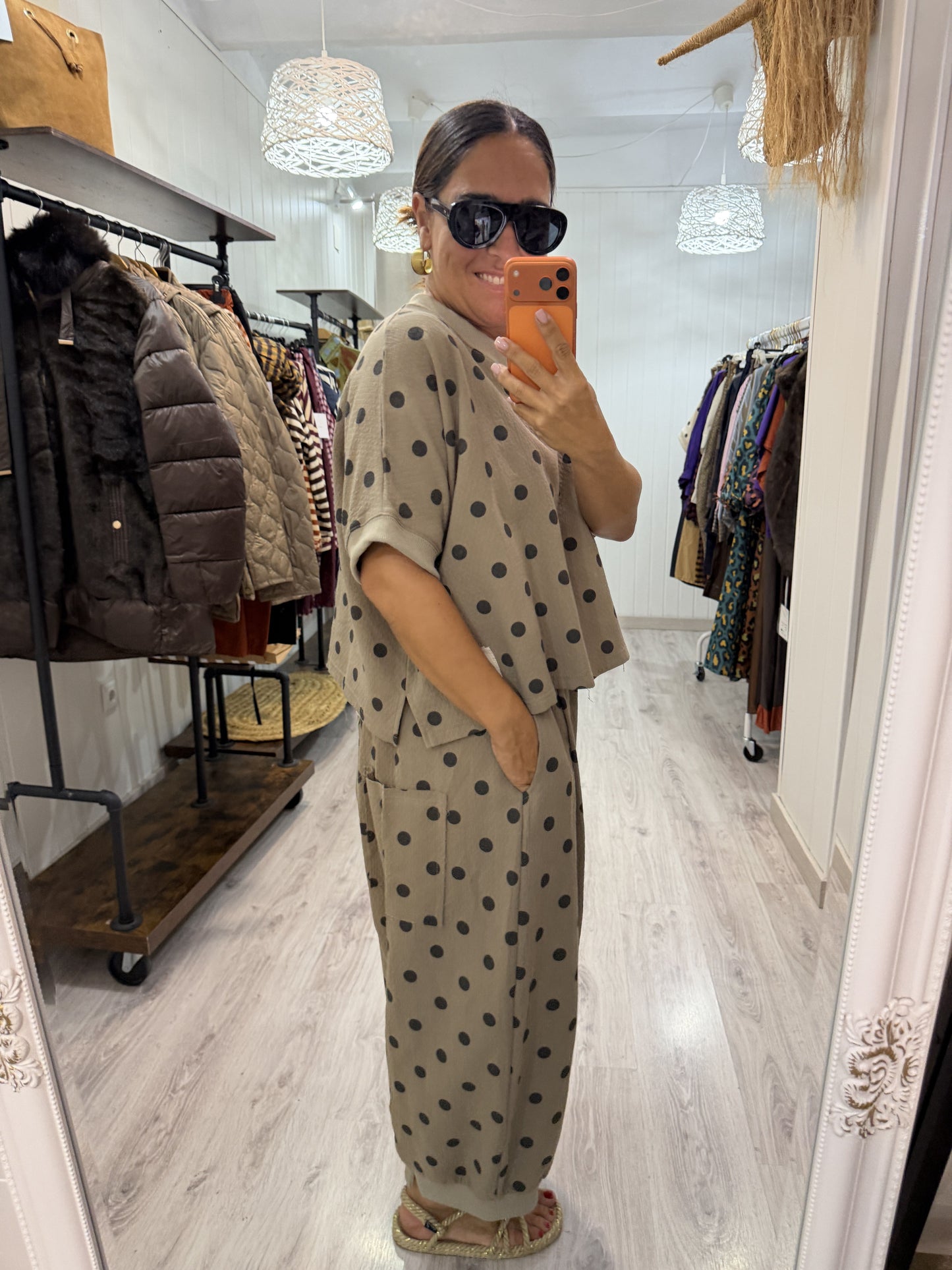 Conjunto Sakita taupe