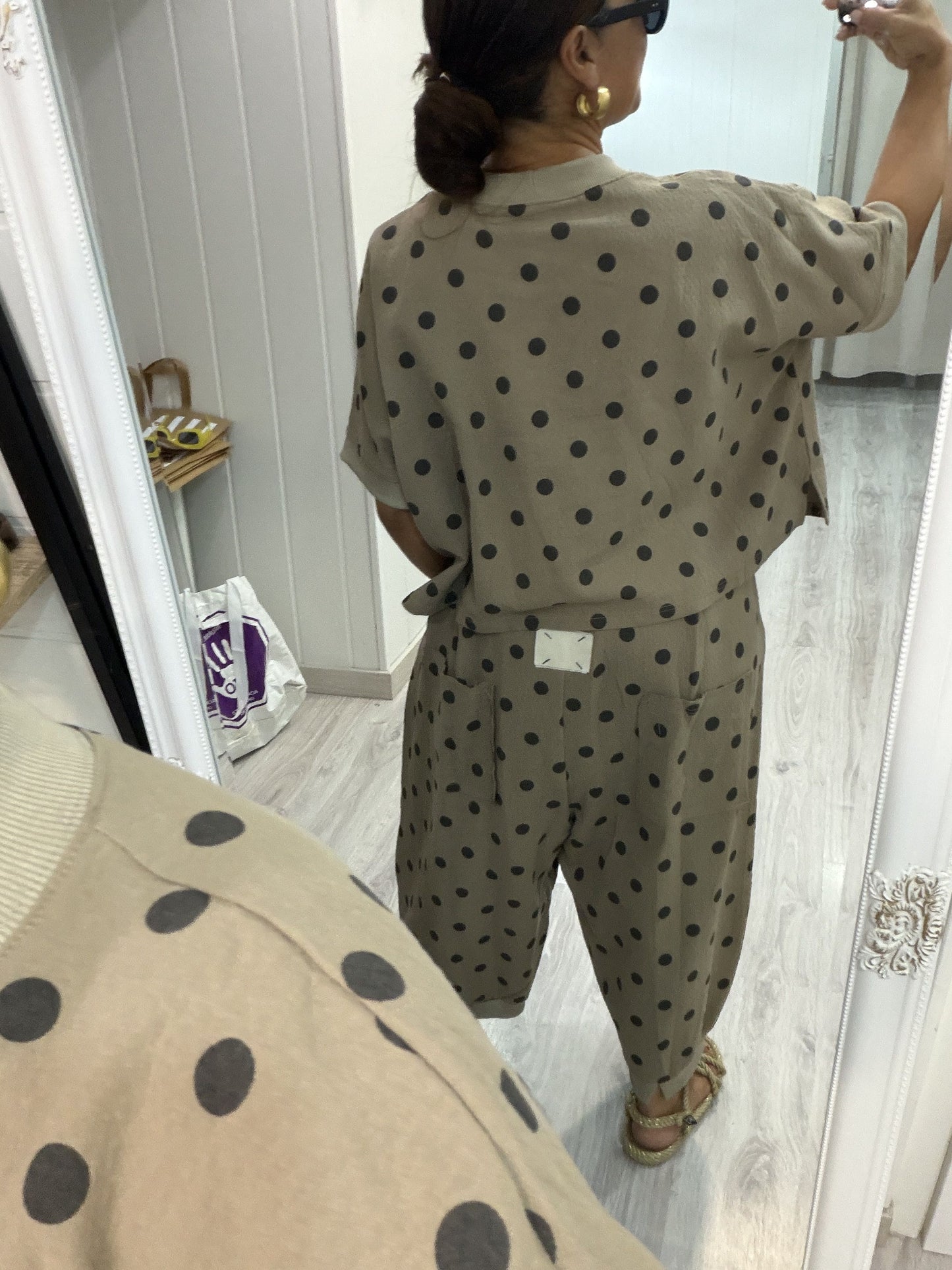 Conjunto Sakita taupe
