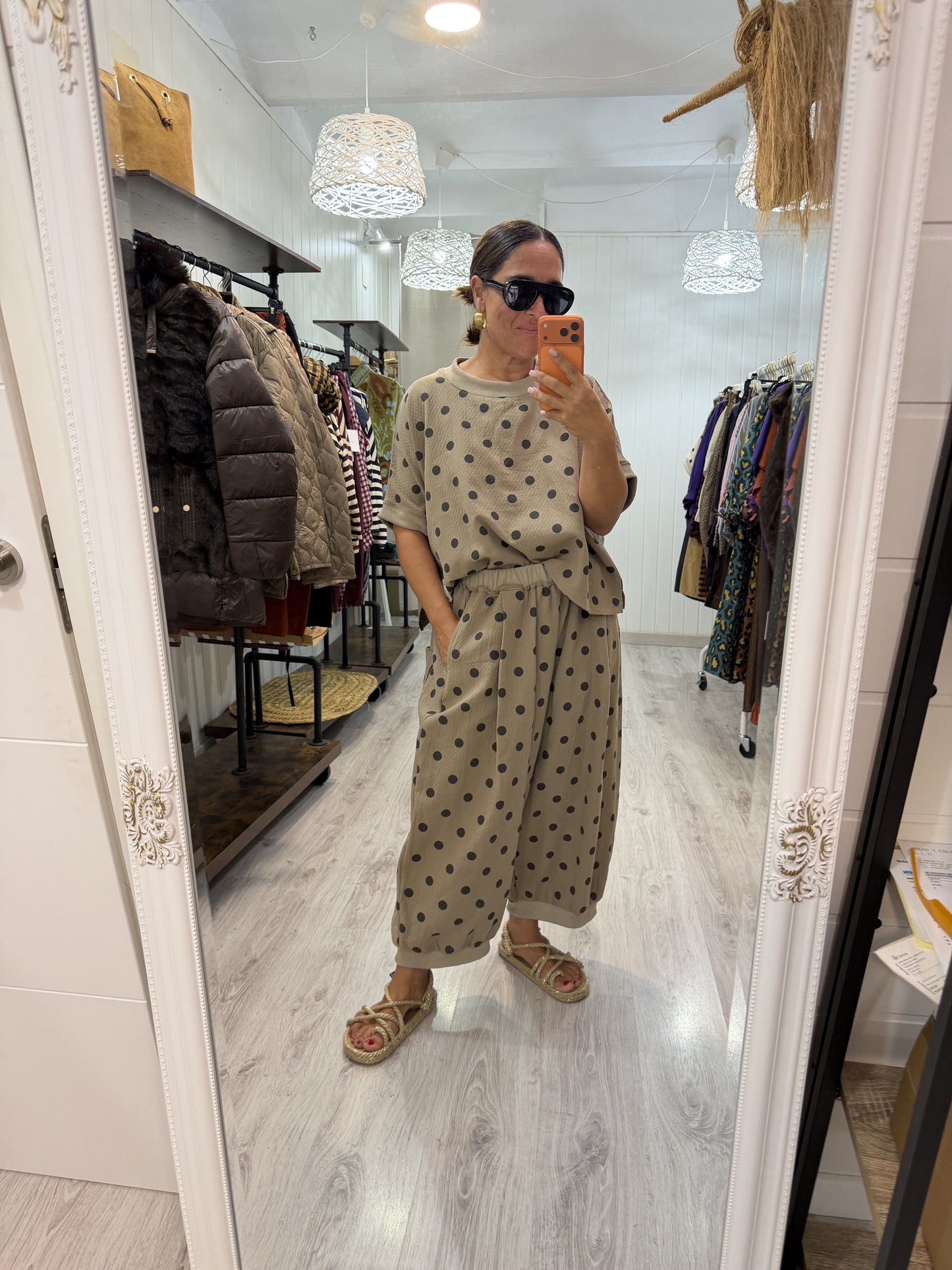Conjunto Sakita taupe