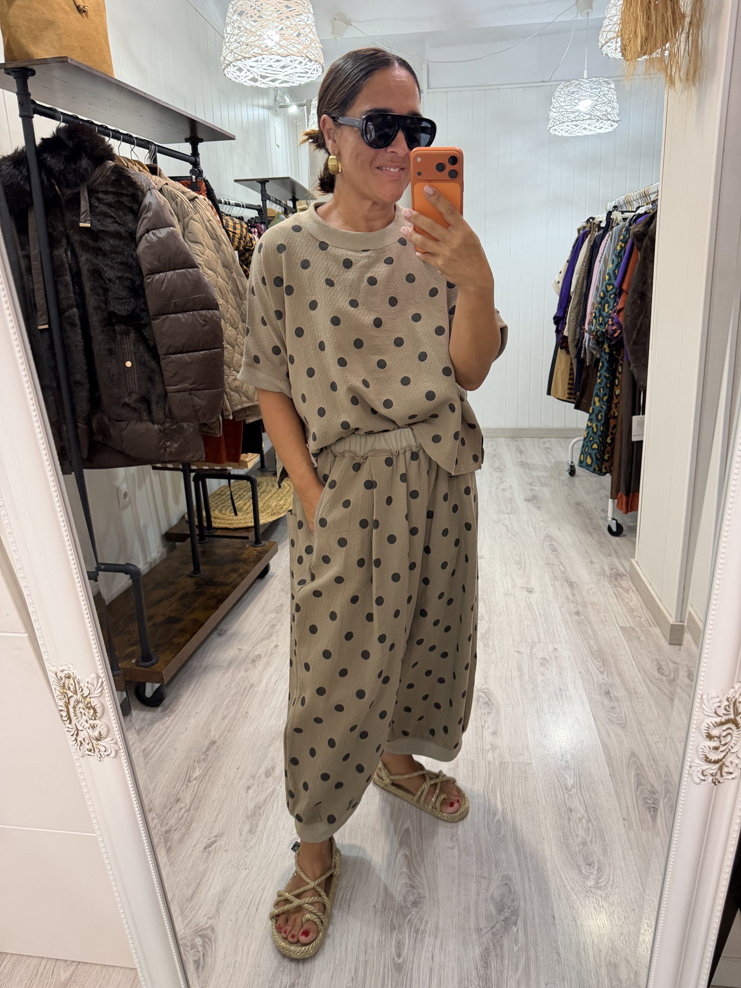 Conjunto Sakita taupe
