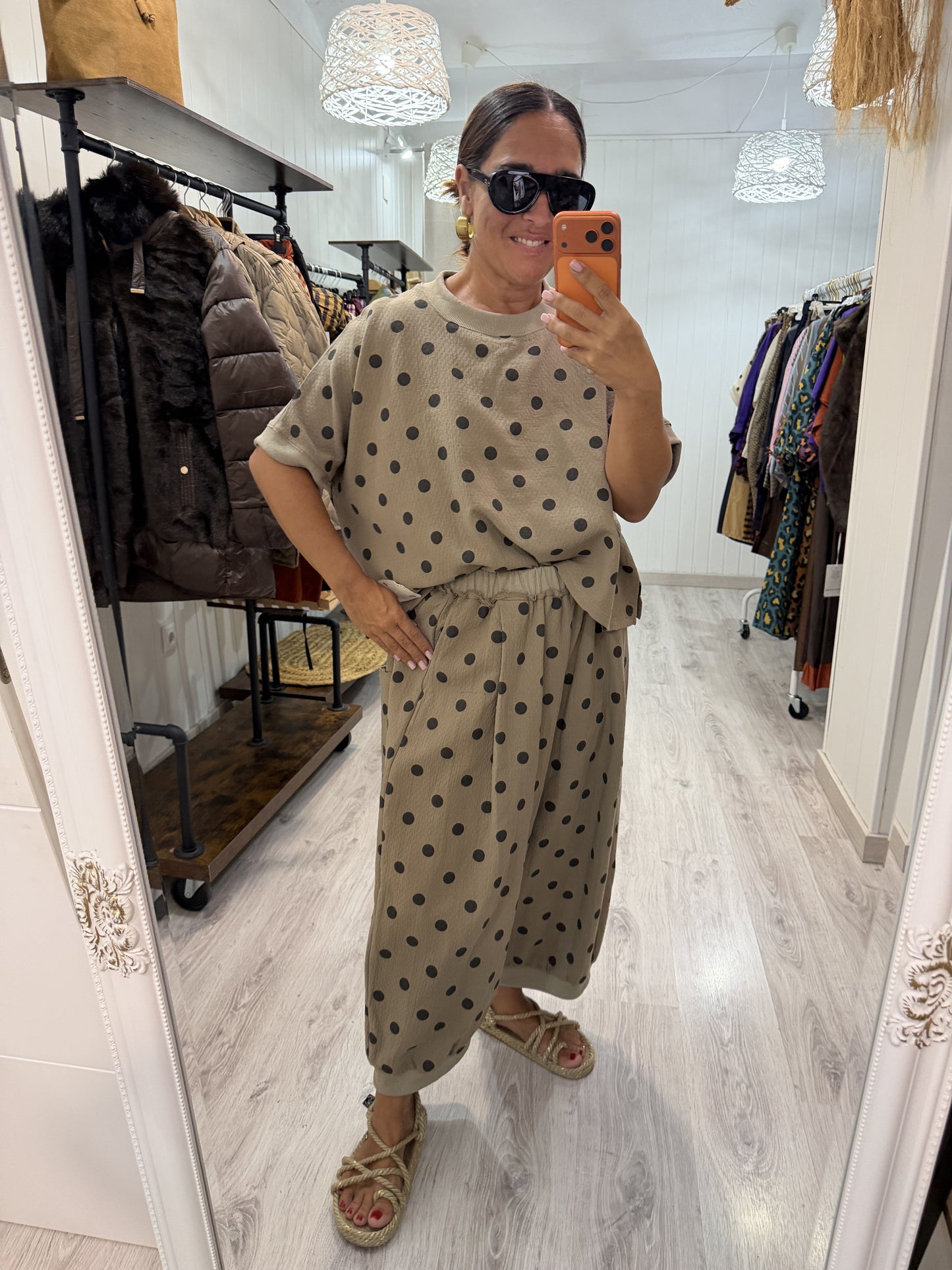 Conjunto Sakita taupe