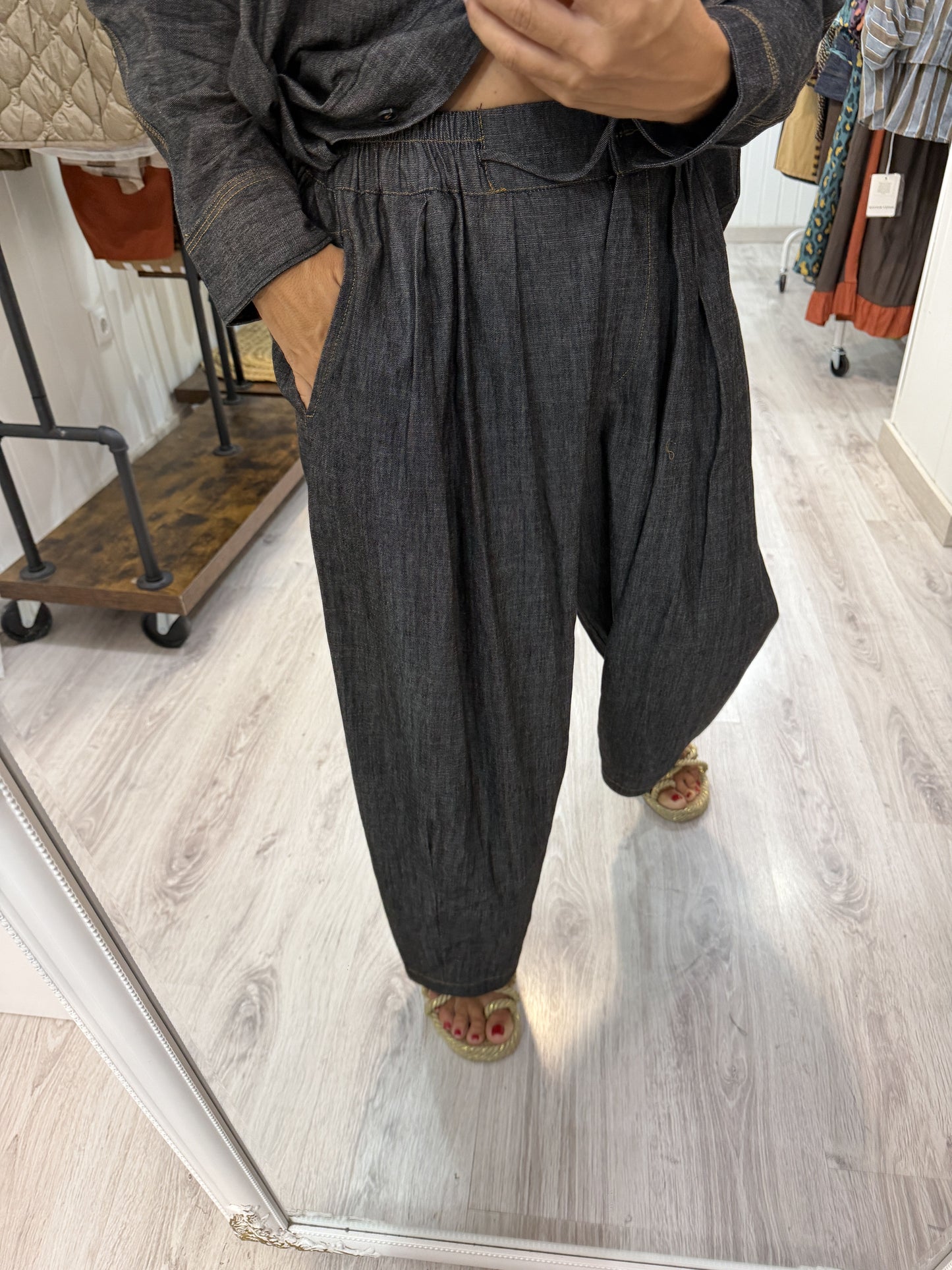Pantalón Jeans Hana negro