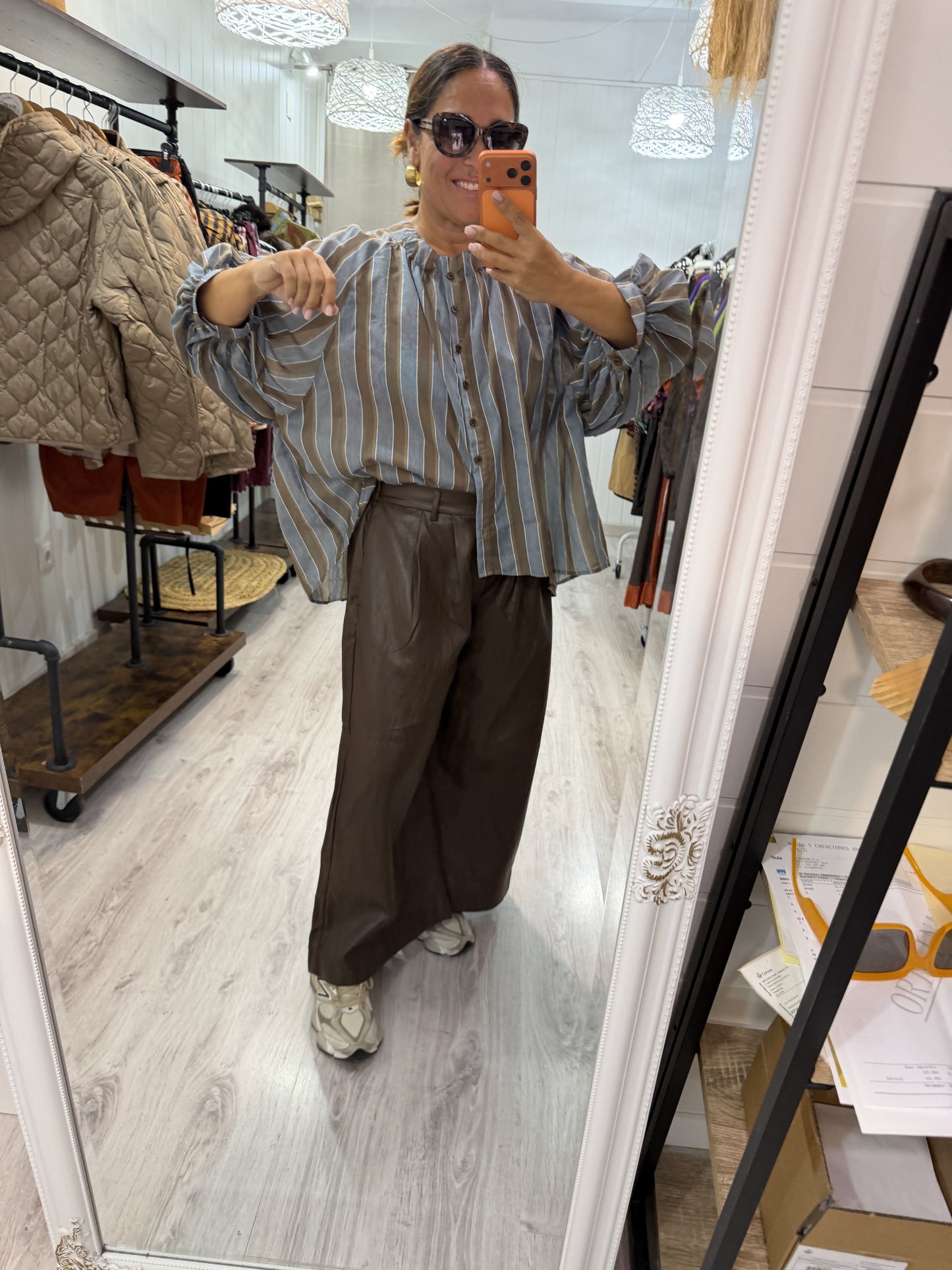 Pantalón Maica ecopiel