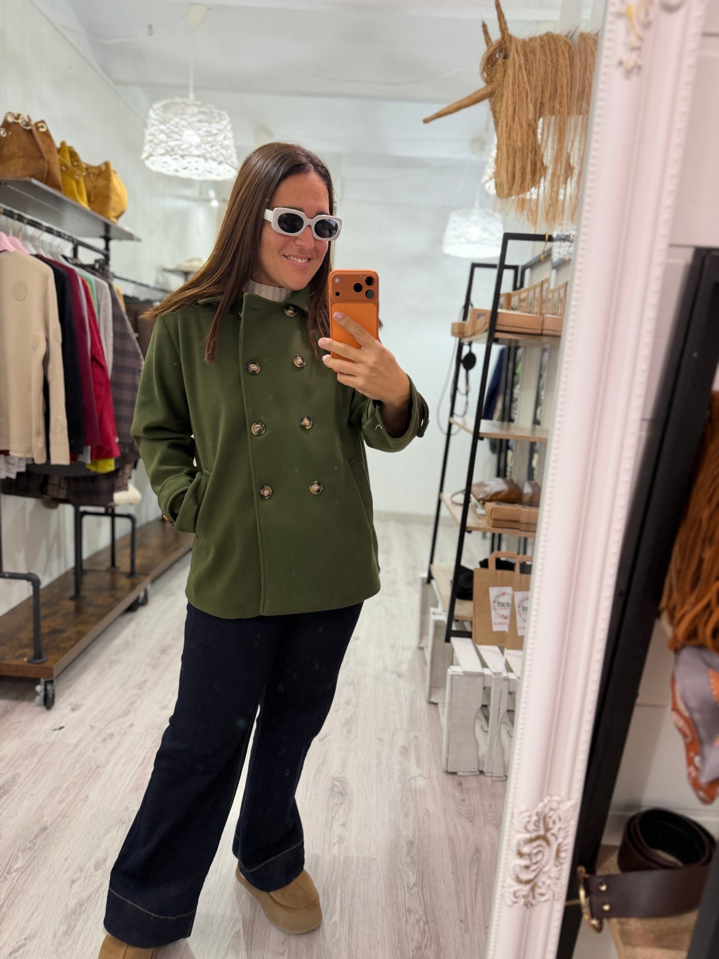 Abrigo Bilbo paño kaki