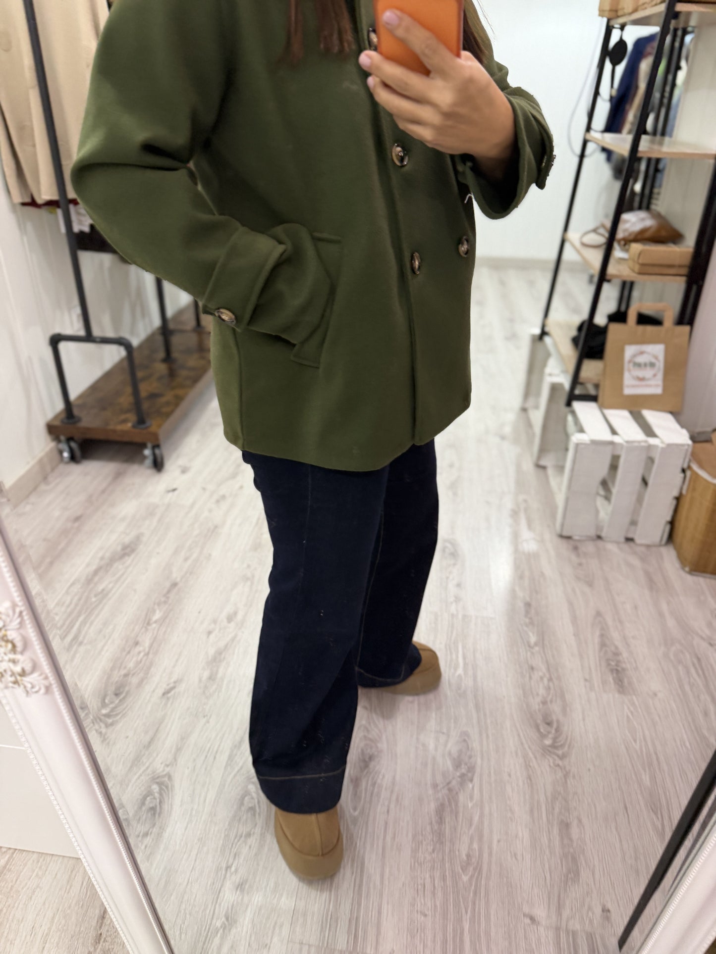 Abrigo Bilbo paño kaki