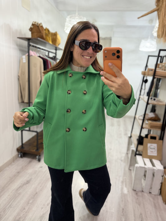 Abrigo Bilbo paño verde