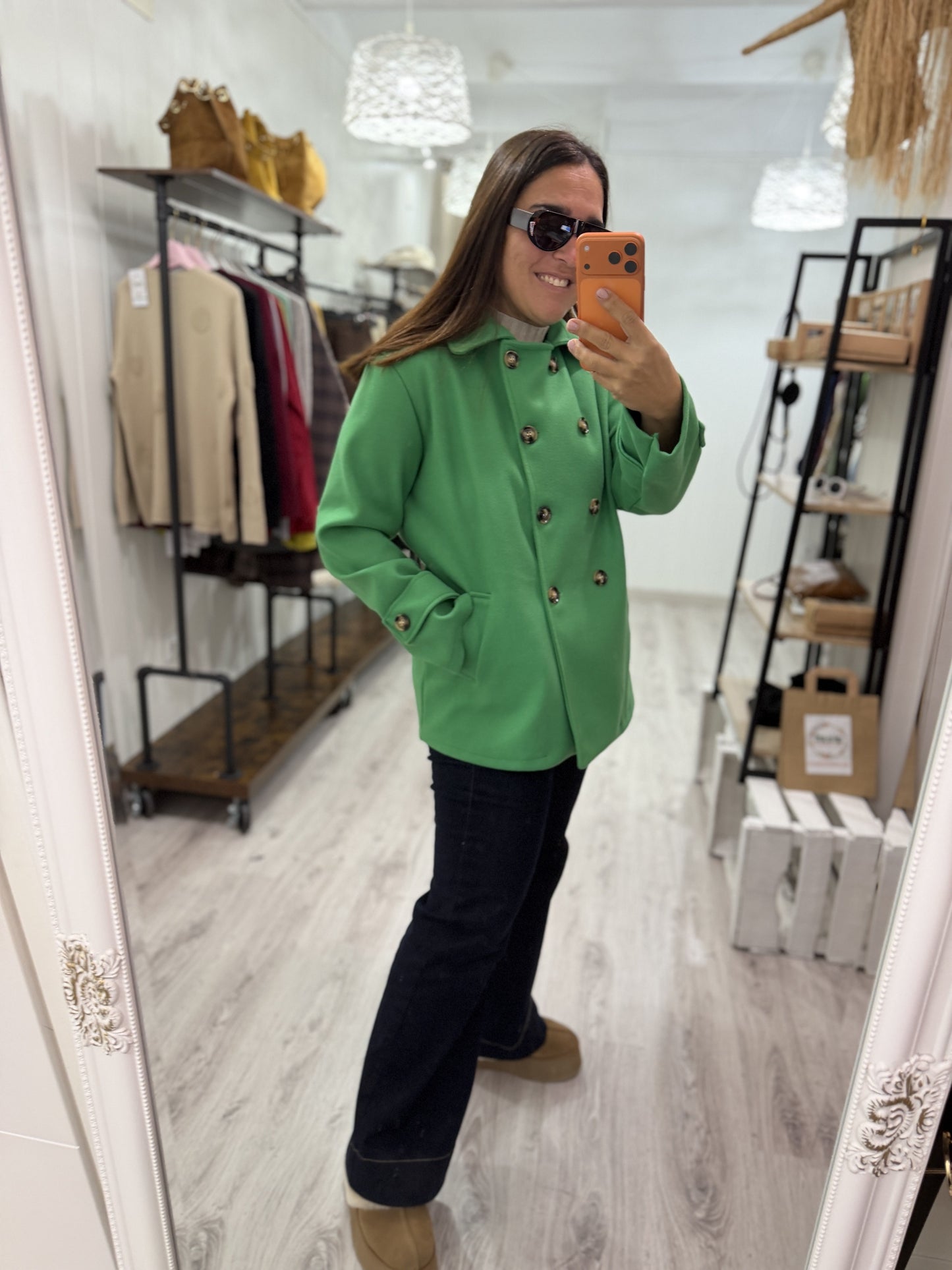 Abrigo Bilbo paño verde