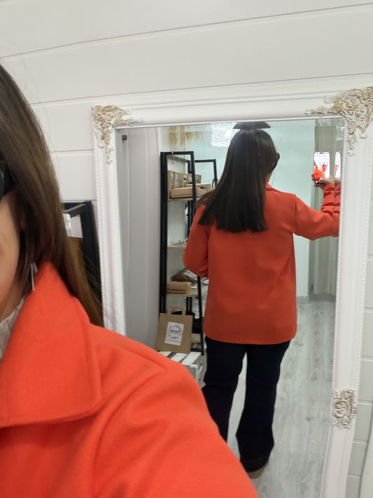 Abrigo Bilbo paño naranja