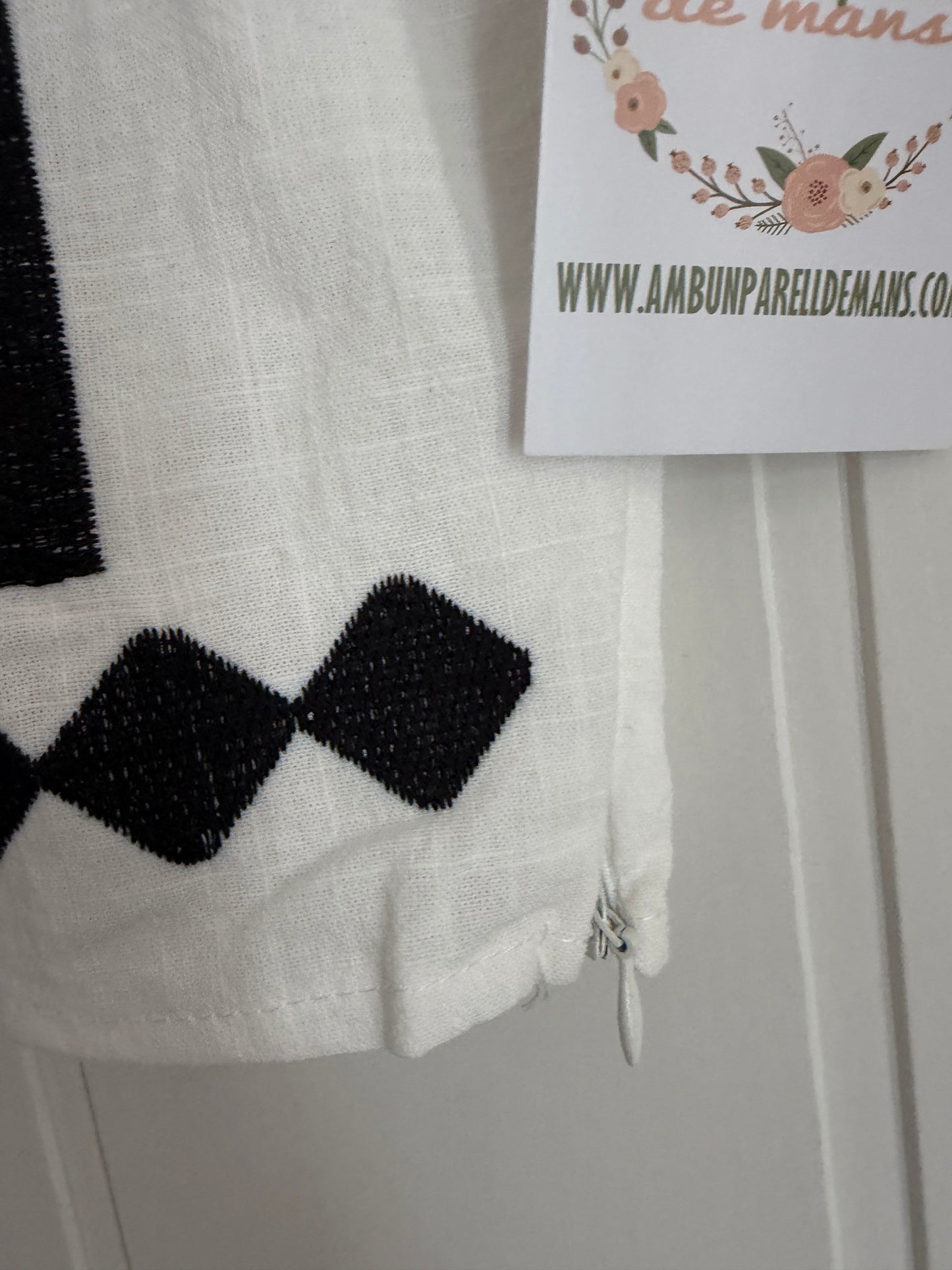 Conjunto Jalisco blanco y negro