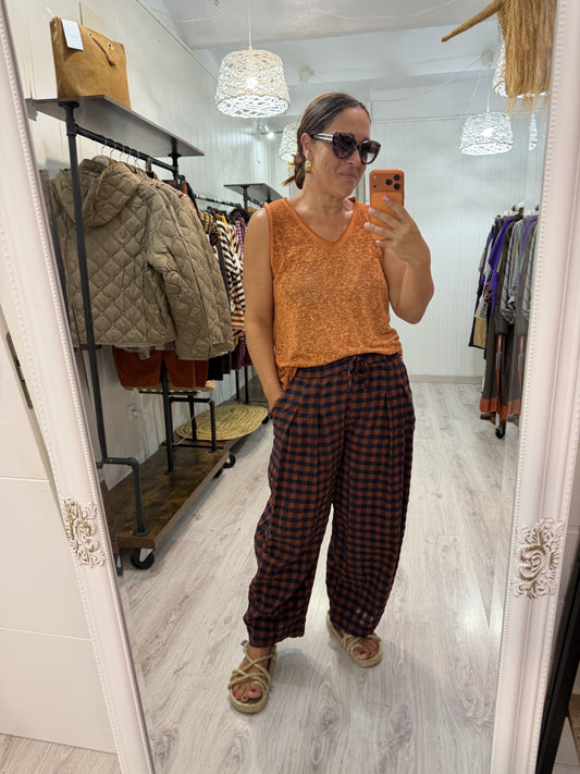 Camiseta Boho tirantes caldera