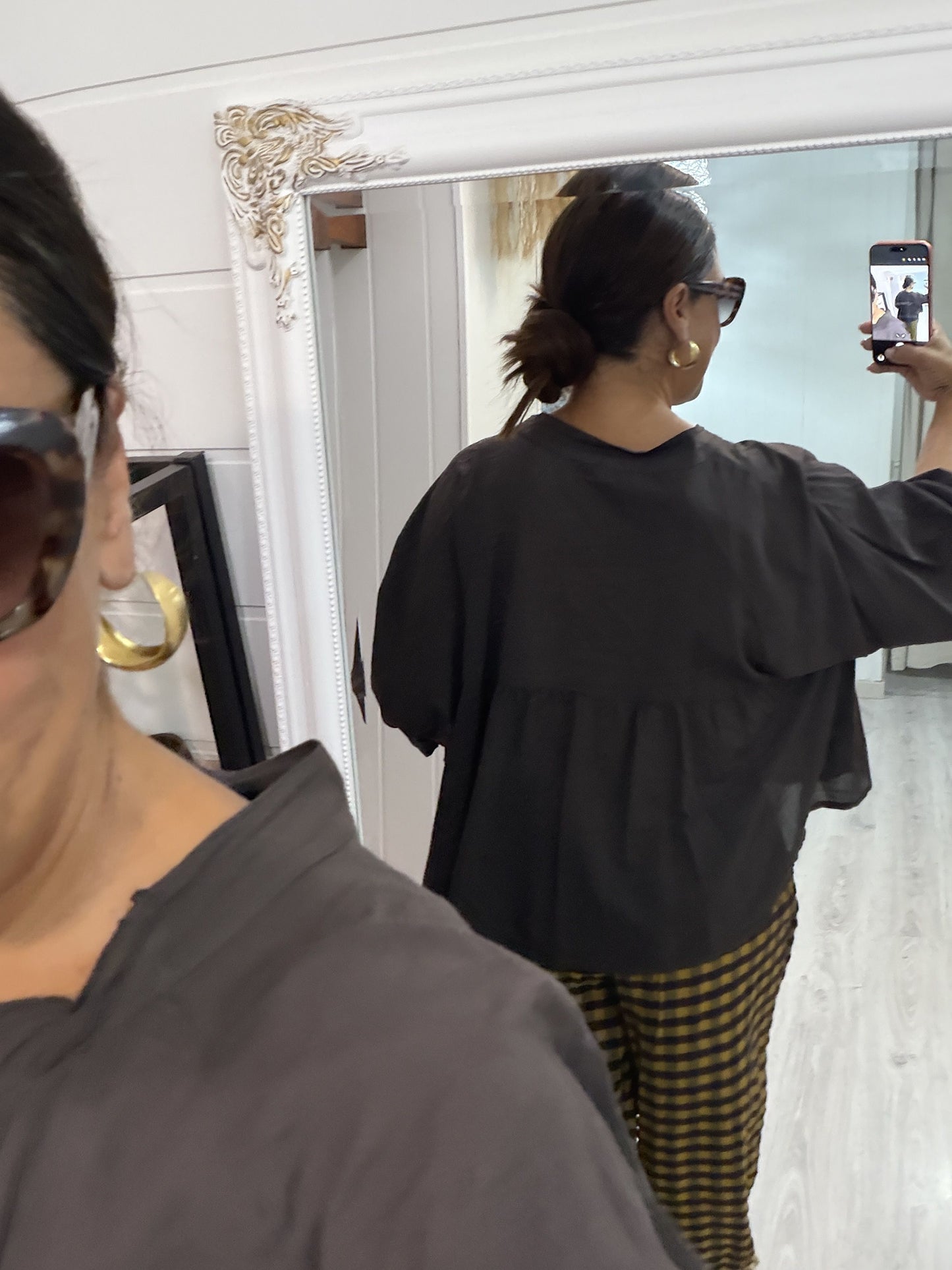 Blusa Akira chocolate