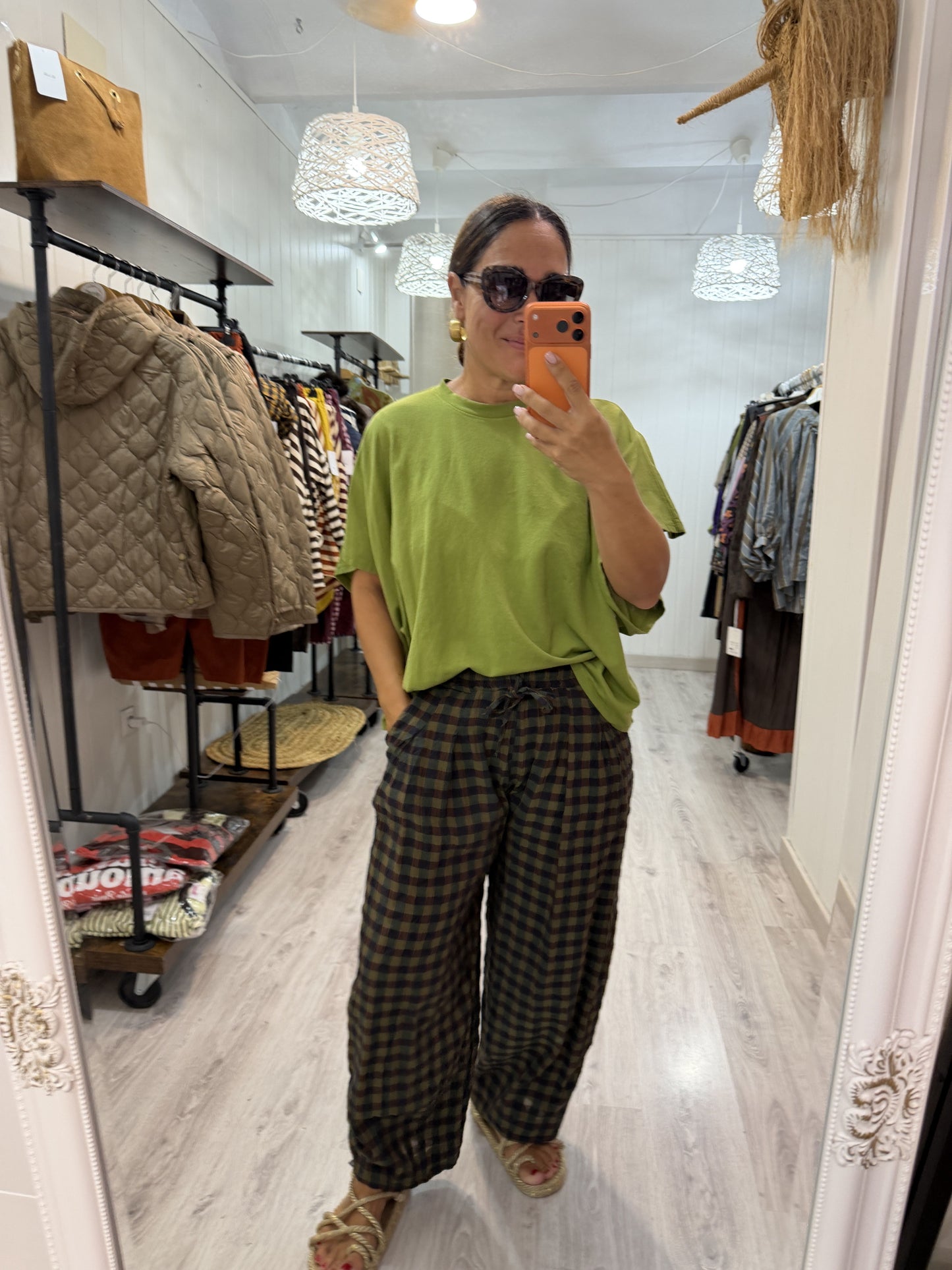 Camiseta Lov verde oliva